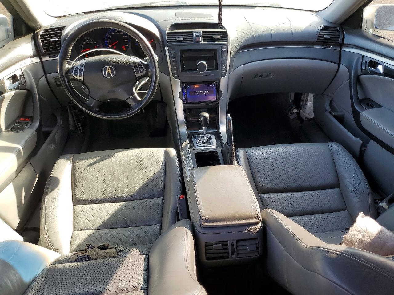 2005 Acura Tl White vin: 19UUA66285A059407