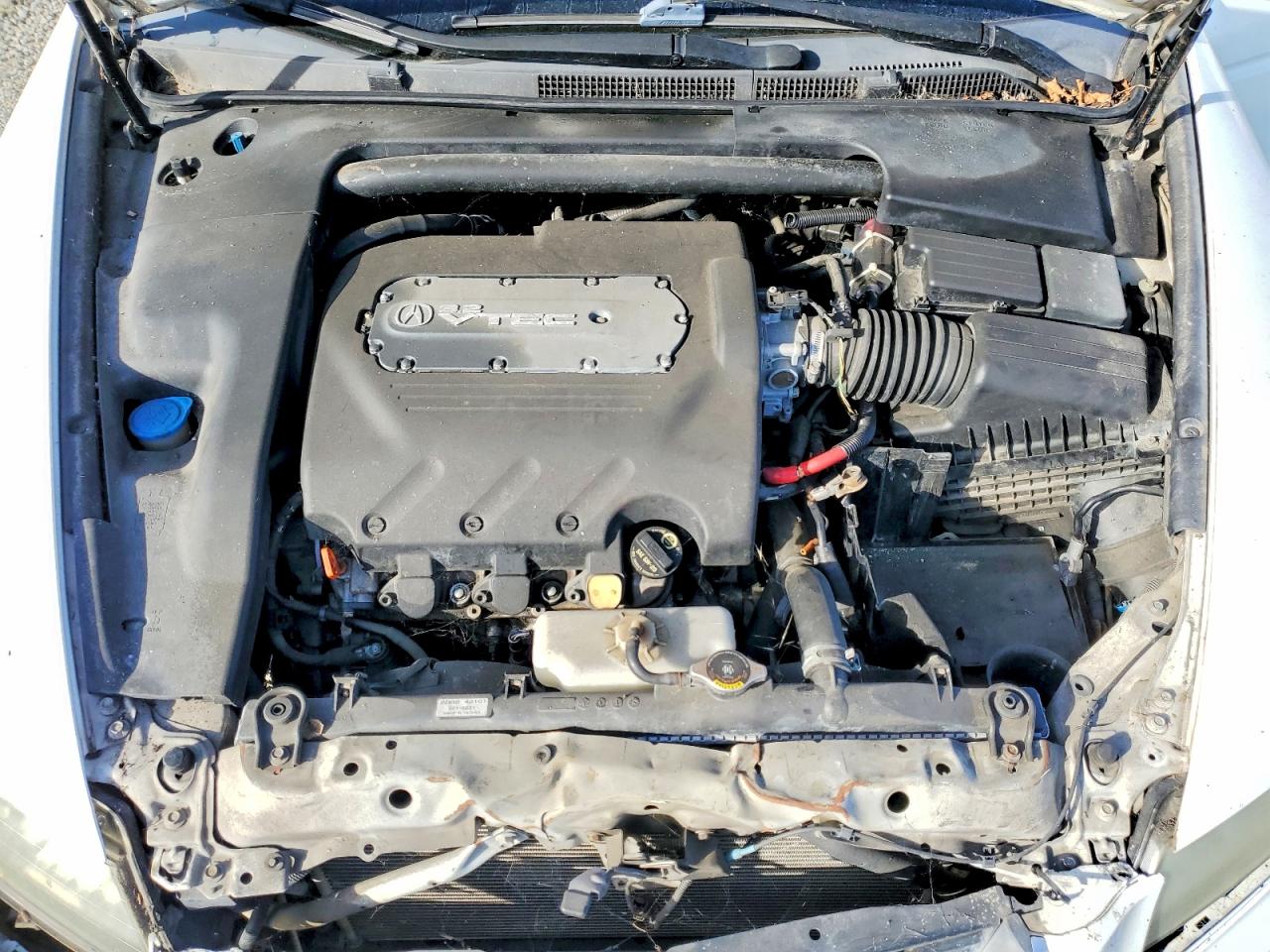 2005 Acura Tl White vin: 19UUA66285A059407