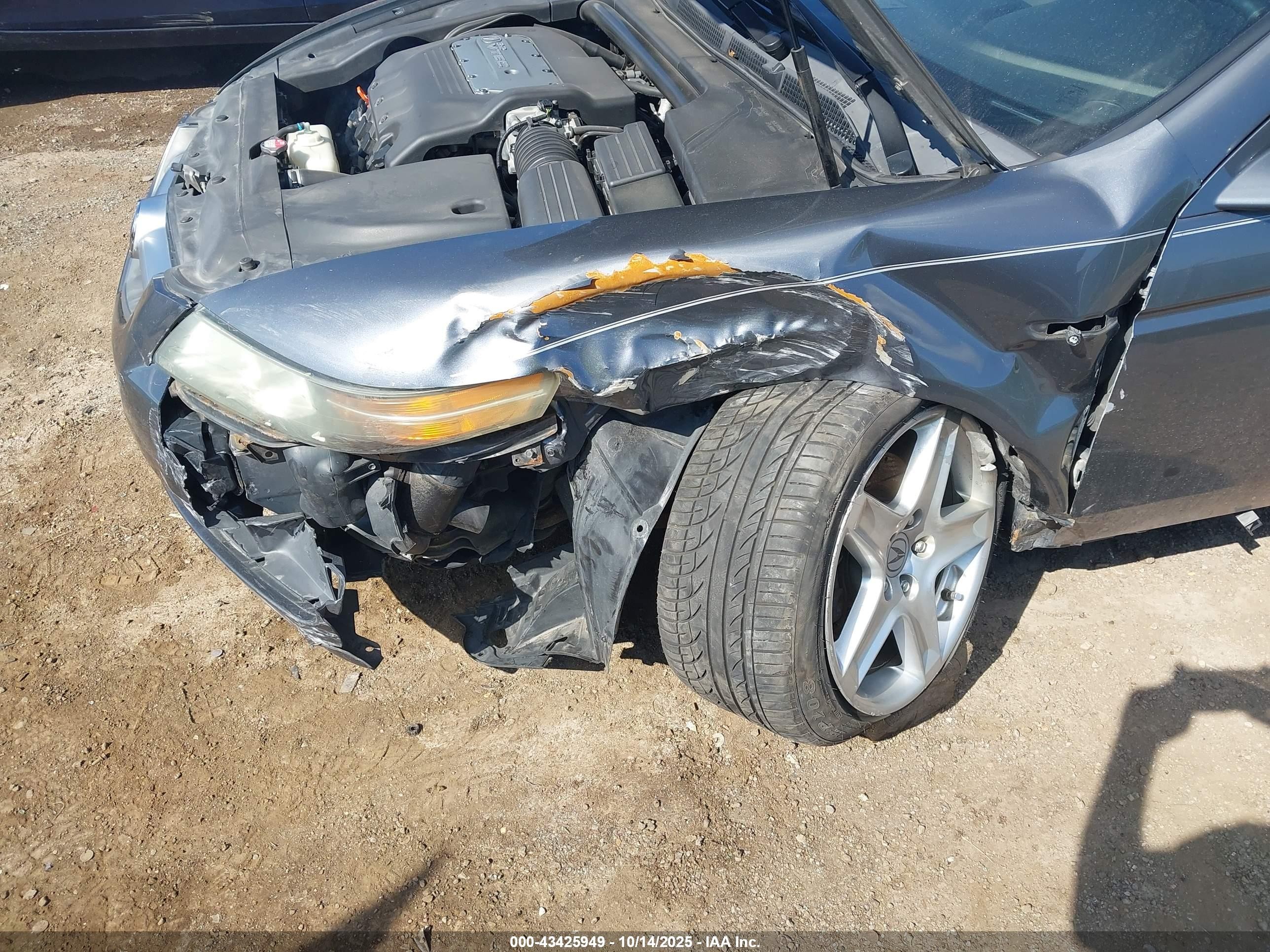 2006 Acura Tl   Gray vin: 19UUA66286A002903