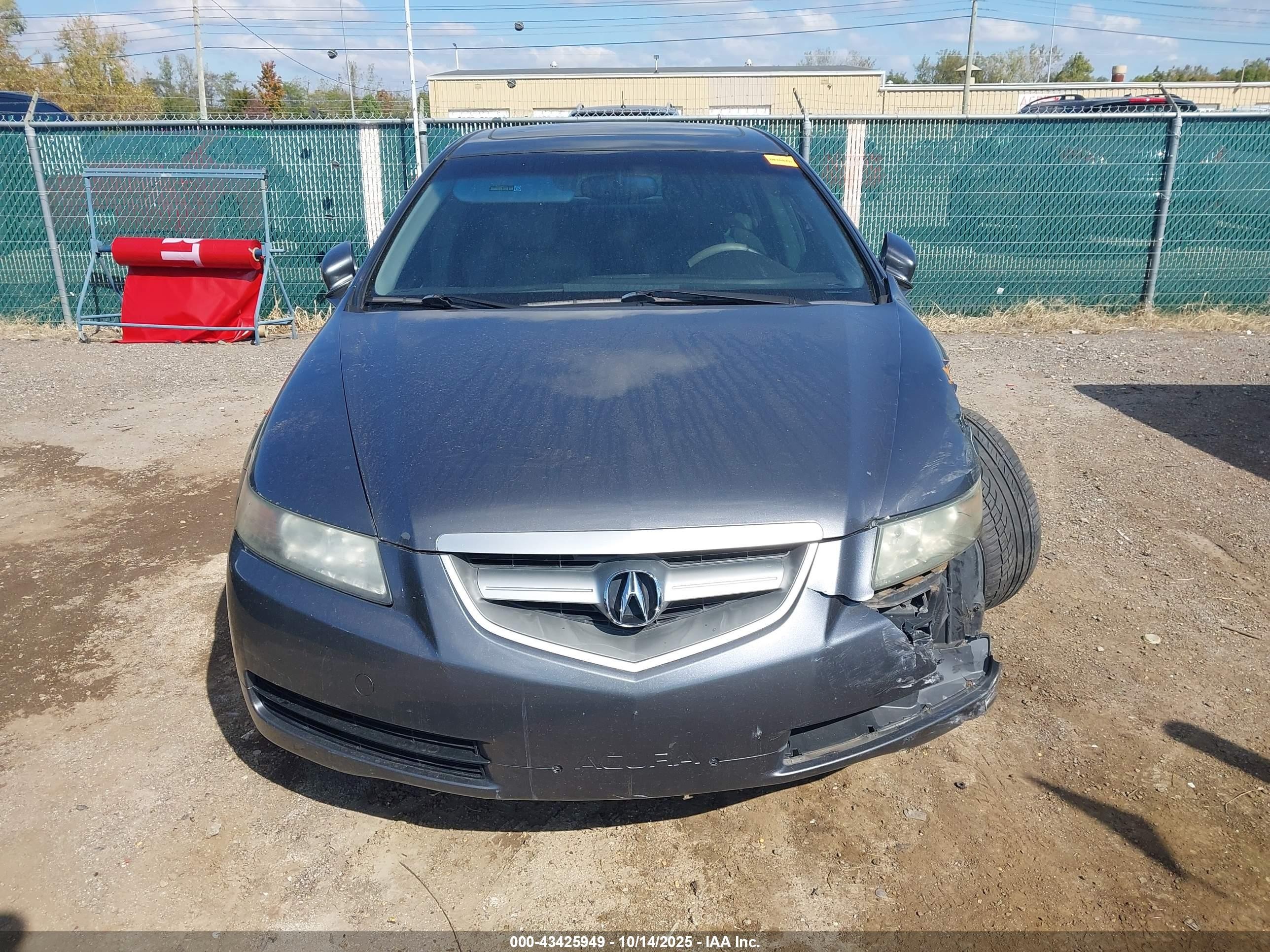 2006 Acura Tl   Gray vin: 19UUA66286A002903