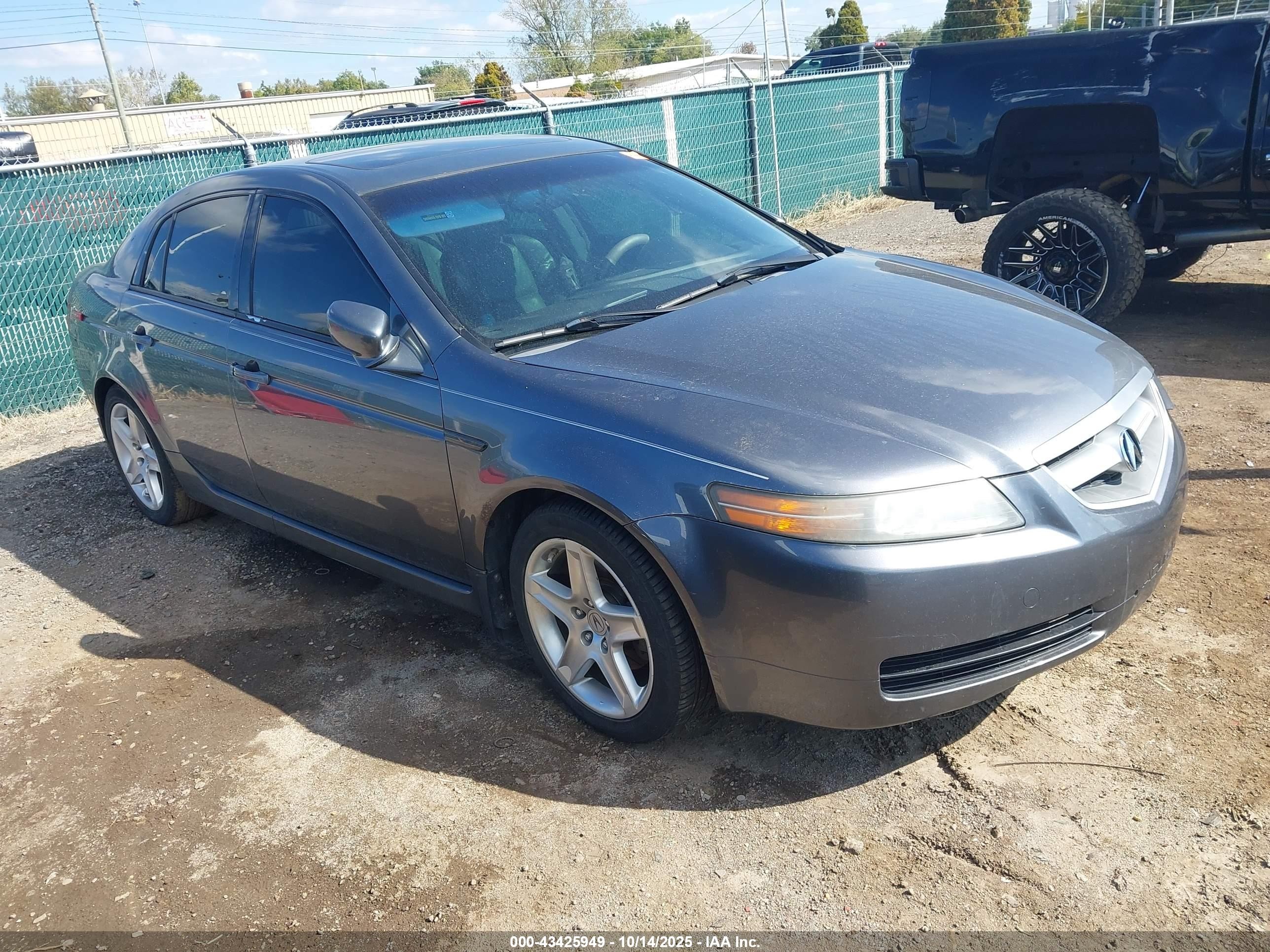 2006 Acura Tl   Gray vin: 19UUA66286A002903