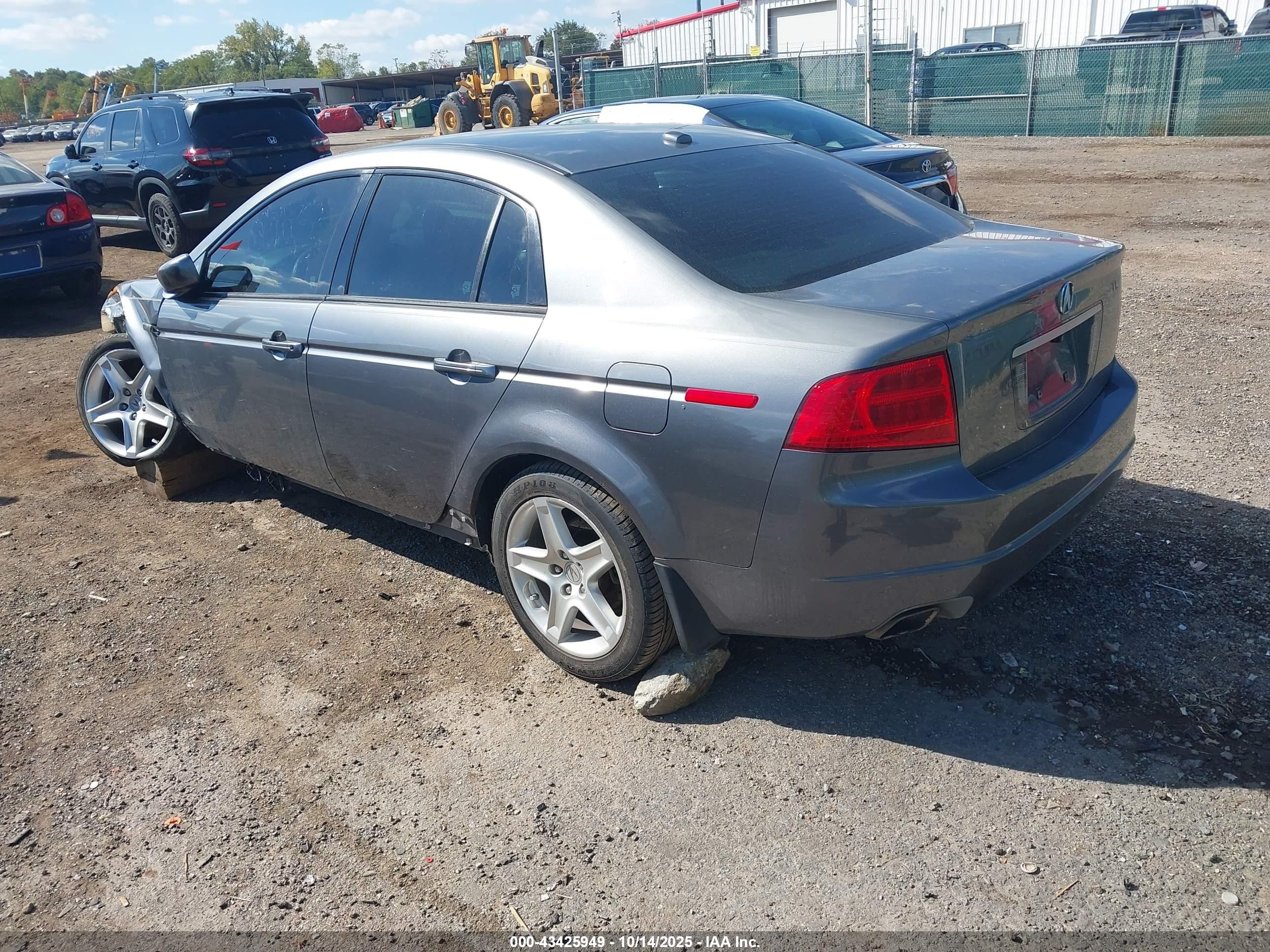 2006 Acura Tl   Gray vin: 19UUA66286A002903
