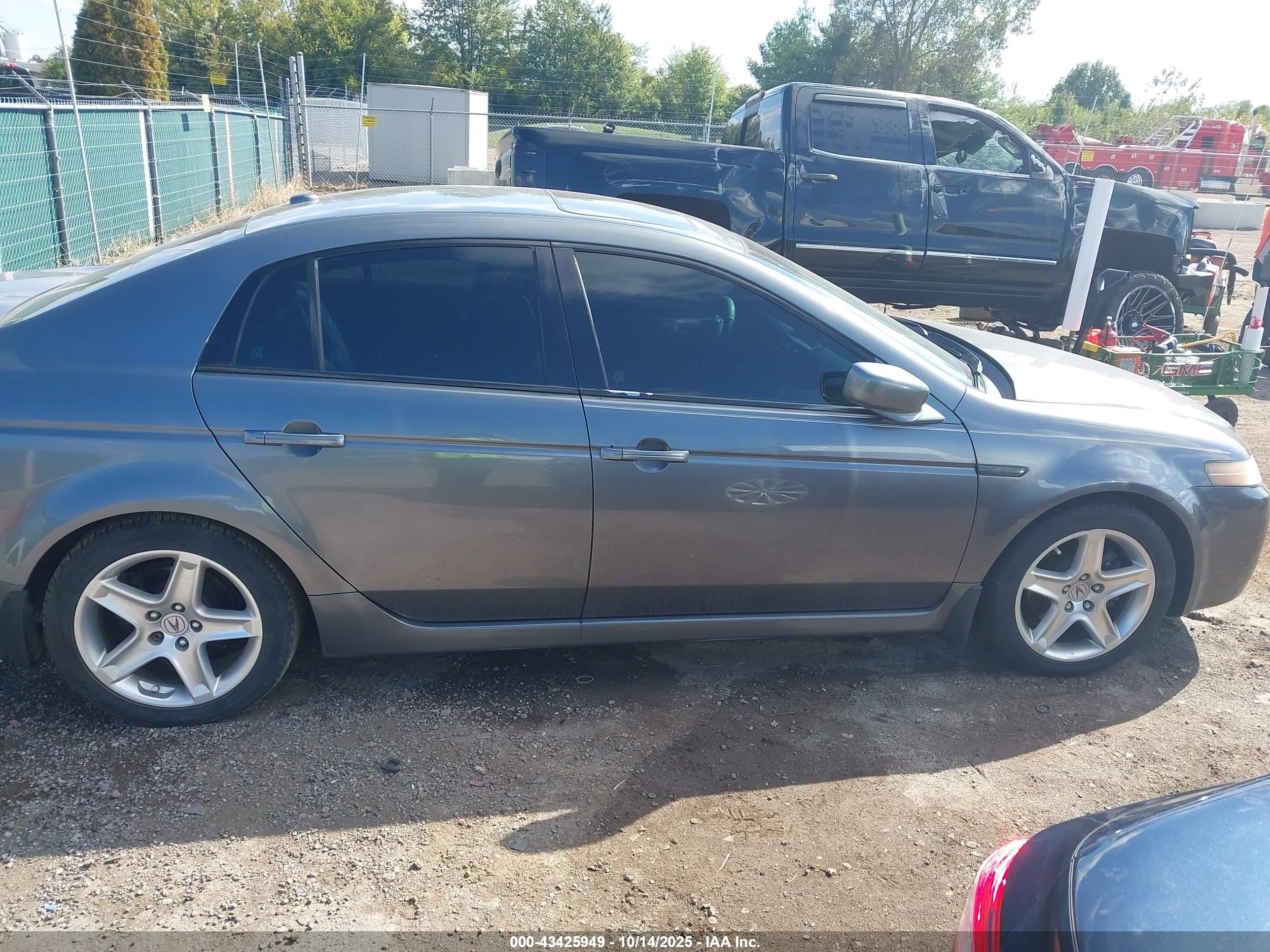 2006 Acura Tl   Gray vin: 19UUA66286A002903