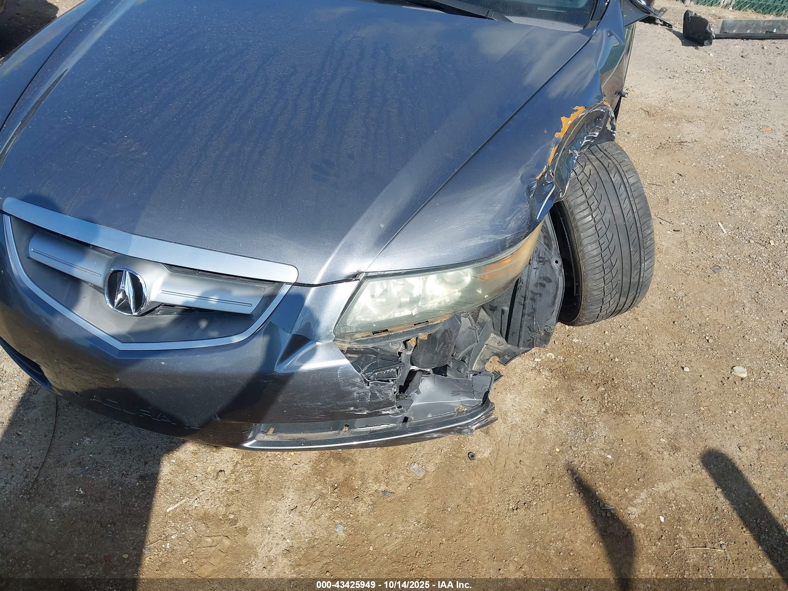 2006 Acura Tl   Gray vin: 19UUA66286A002903