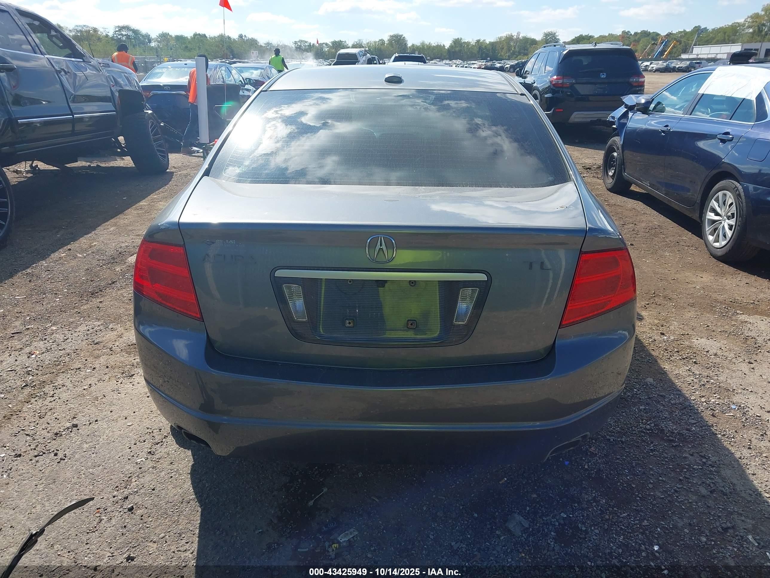 2006 Acura Tl   Gray vin: 19UUA66286A002903