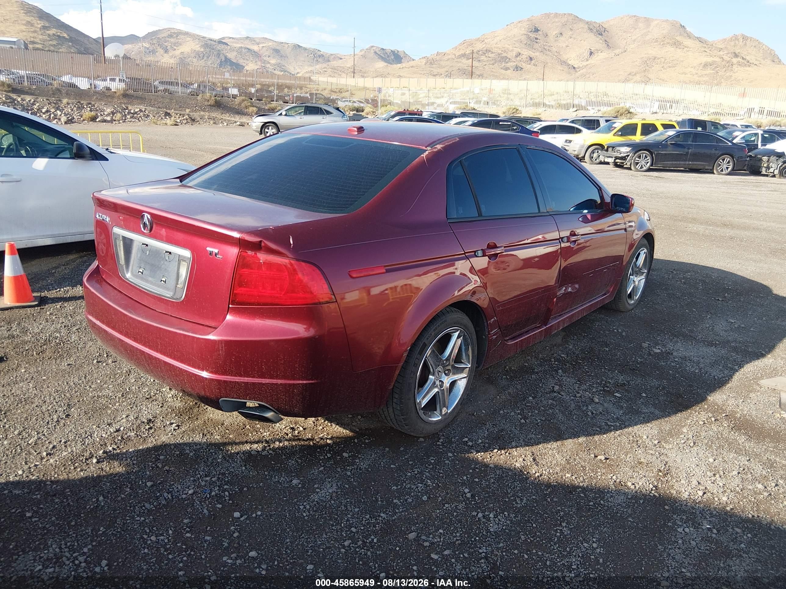 2006 Acura Tl   Red vin: 19UUA66286A010371