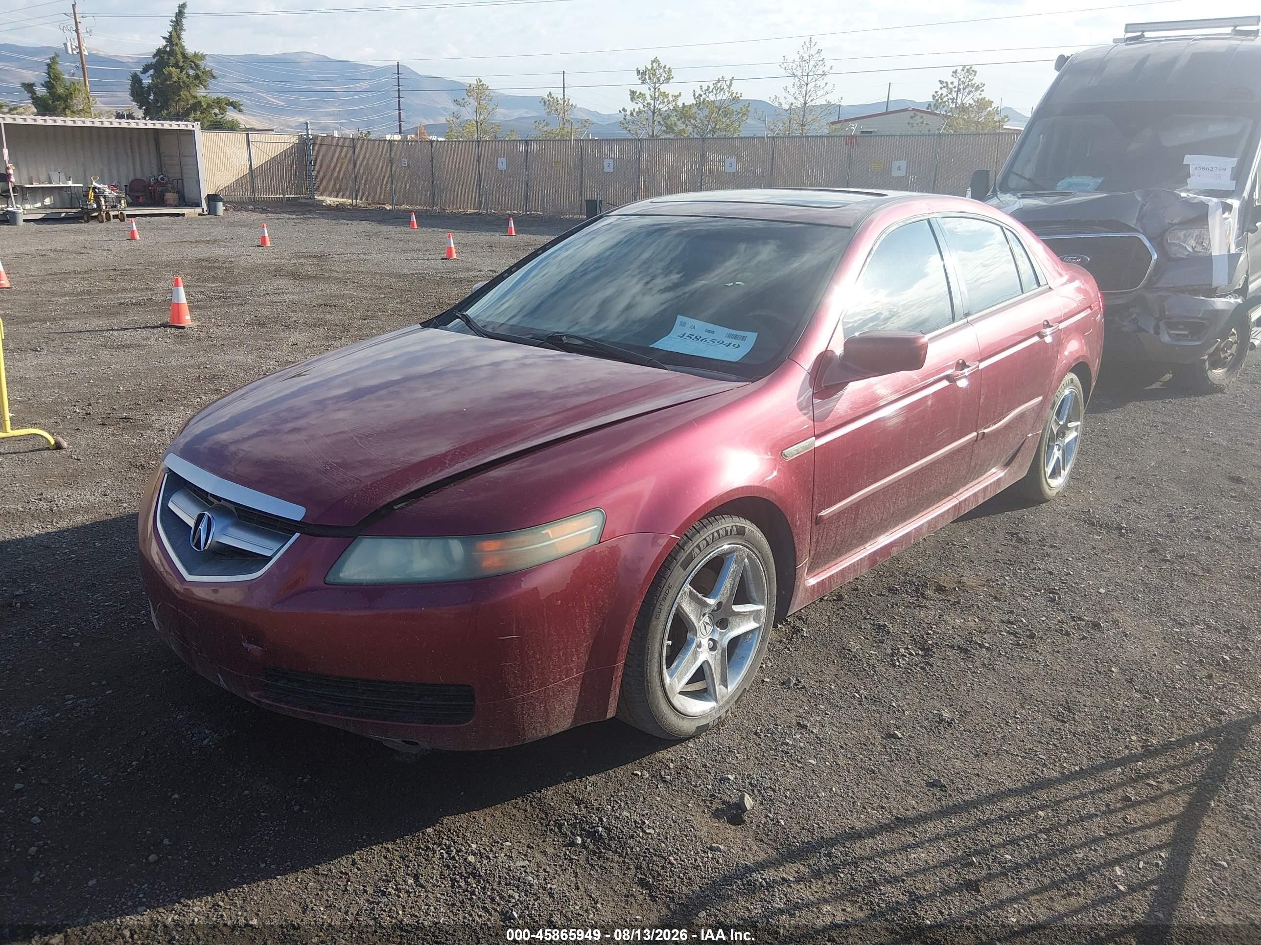 2006 Acura Tl   Red vin: 19UUA66286A010371