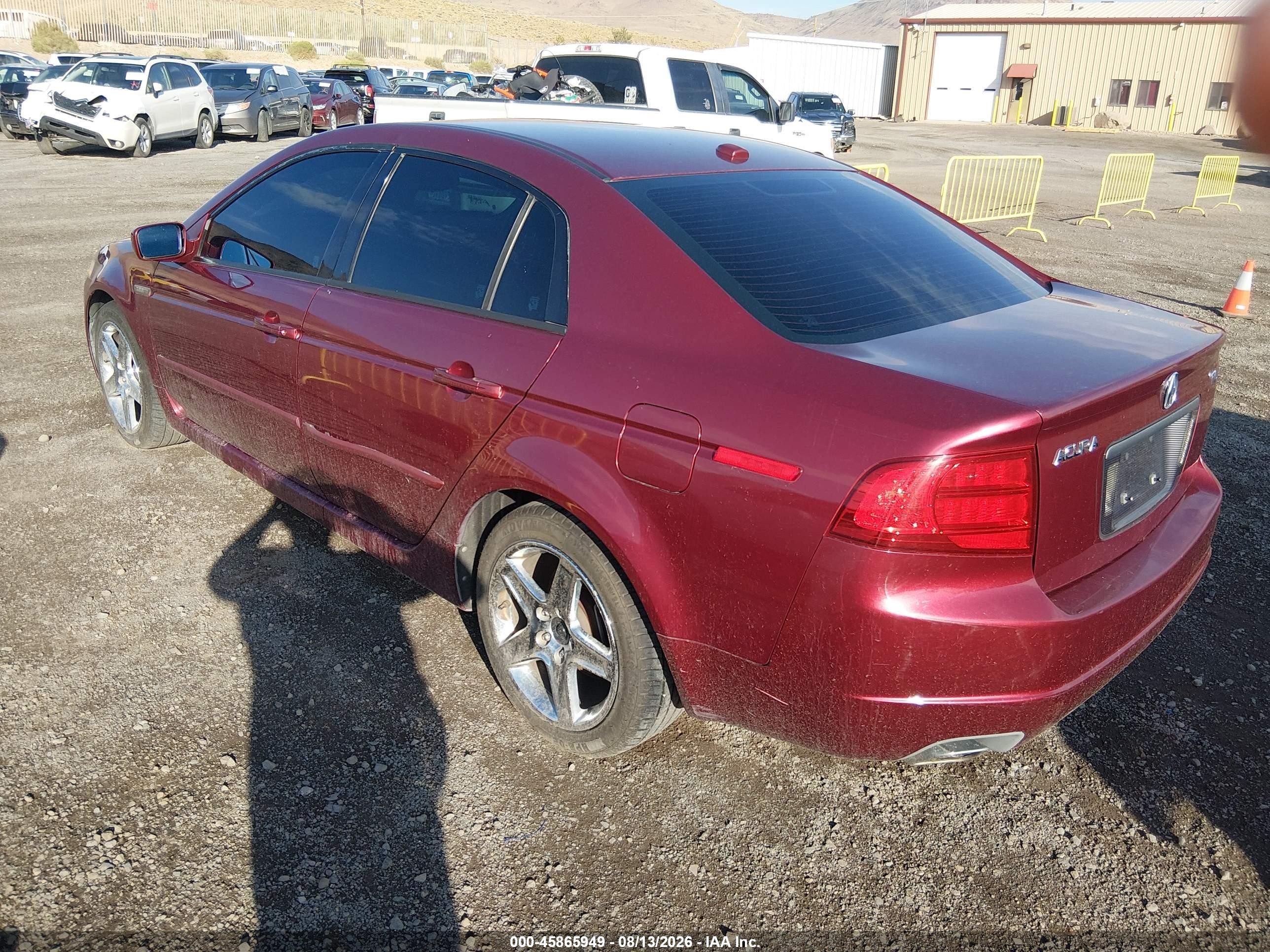 2006 Acura Tl   Red vin: 19UUA66286A010371