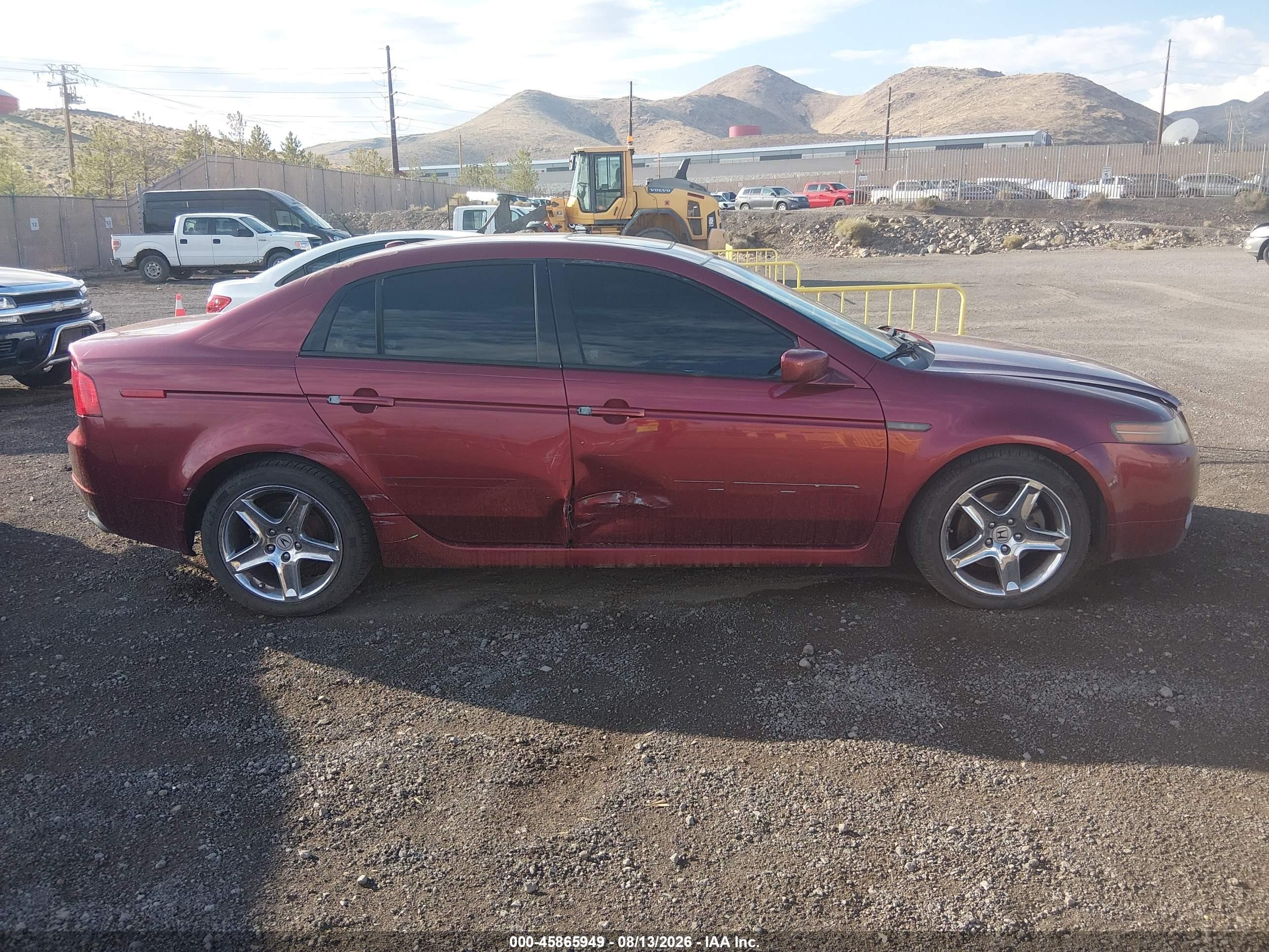 2006 Acura Tl   Red vin: 19UUA66286A010371