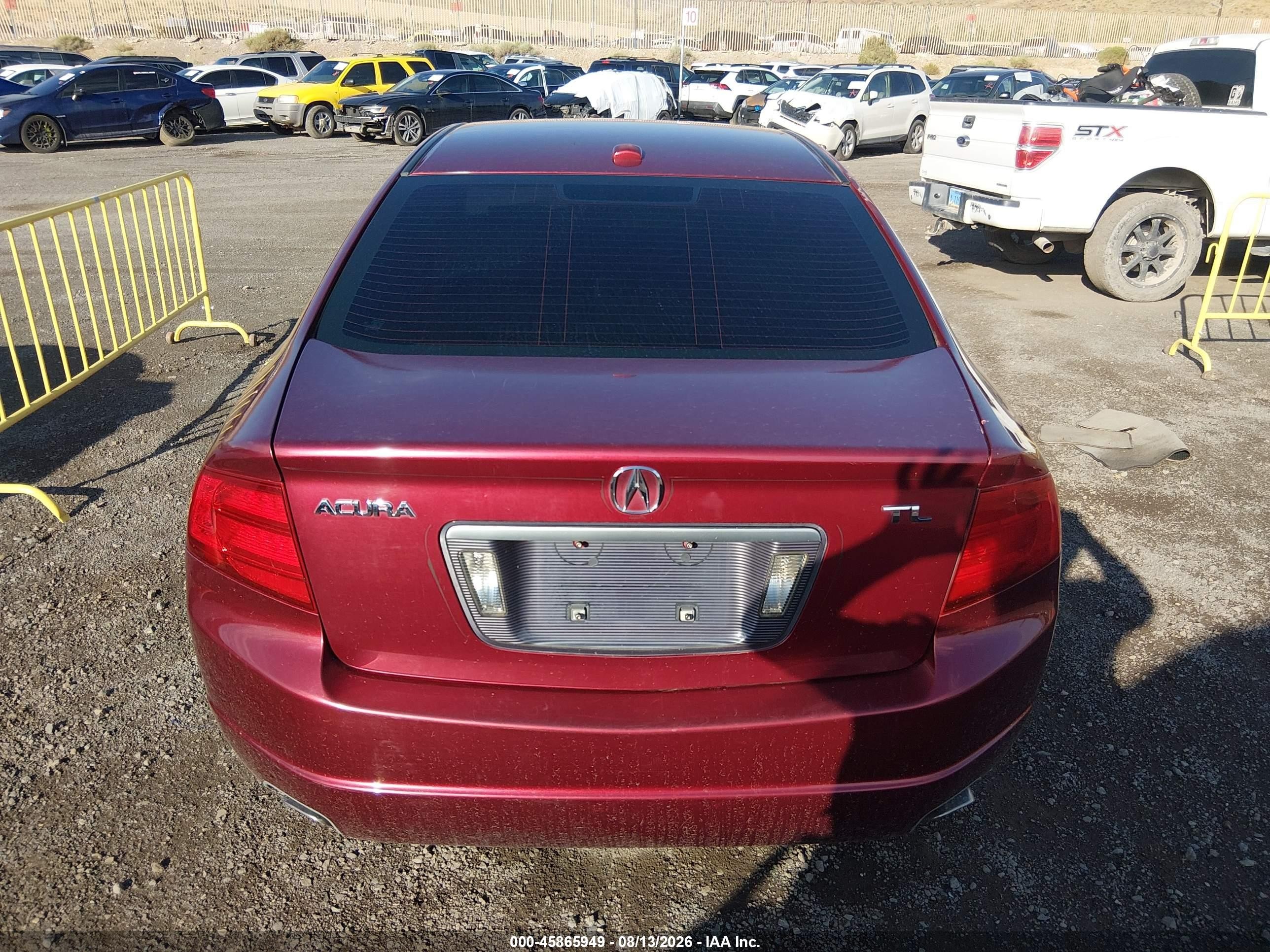 2006 Acura Tl   Red vin: 19UUA66286A010371