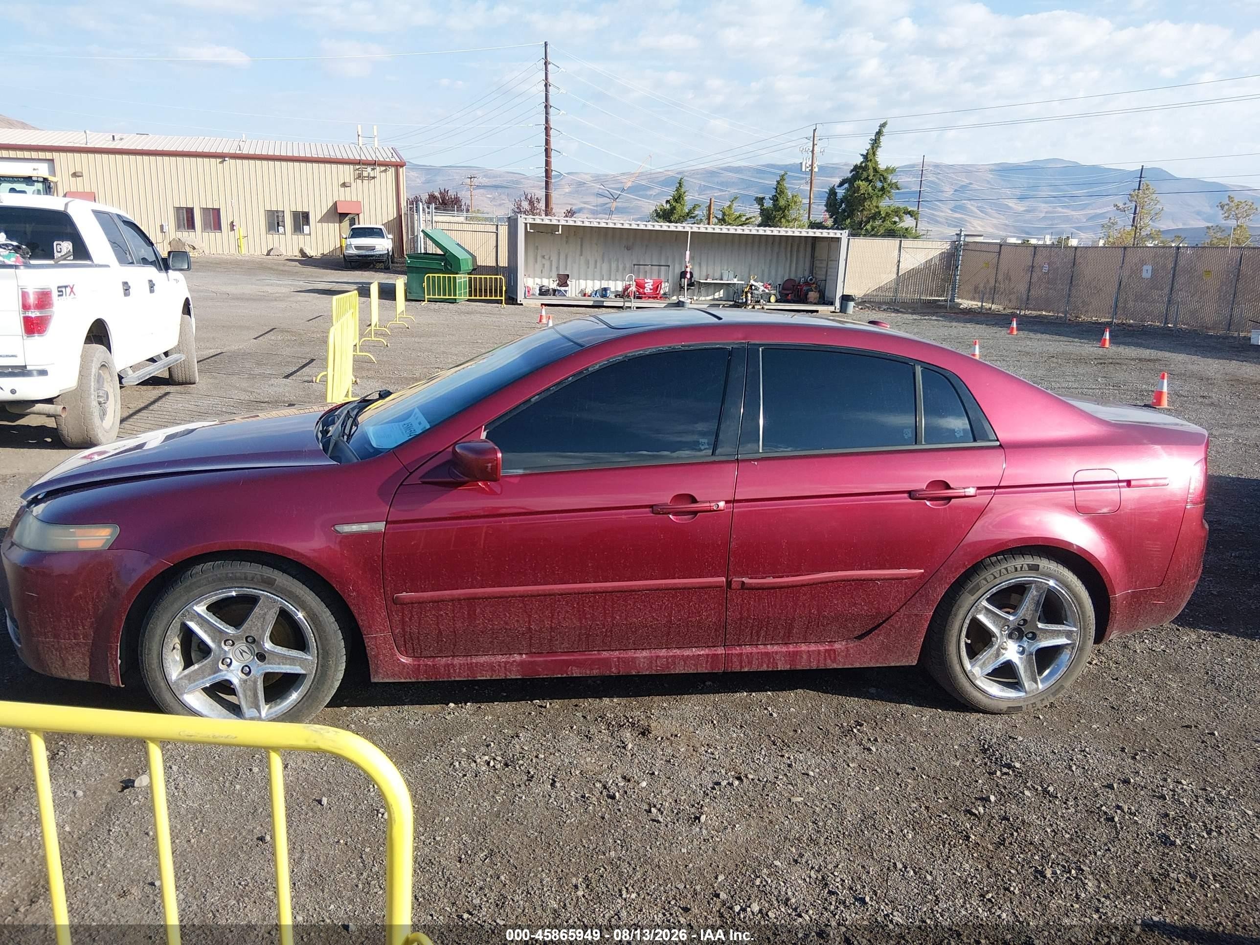 2006 Acura Tl   Red vin: 19UUA66286A010371