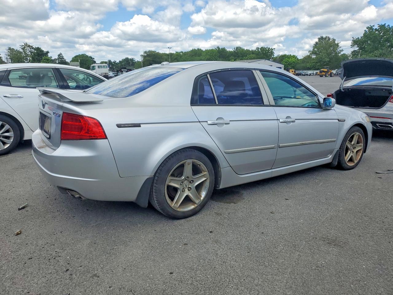 2006 Acura Tl Silver vin: 19UUA66286A014422