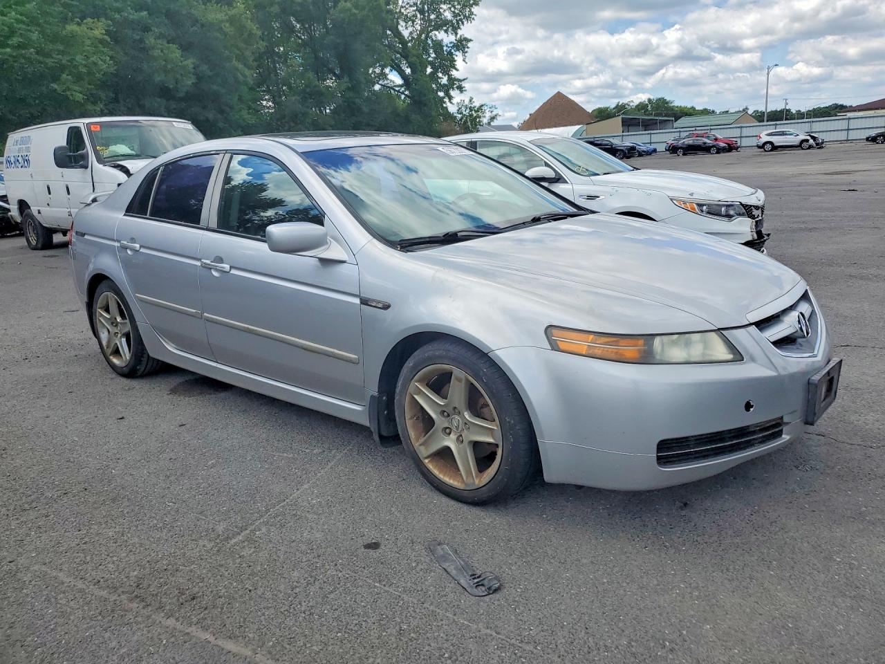 2006 Acura Tl Silver vin: 19UUA66286A014422