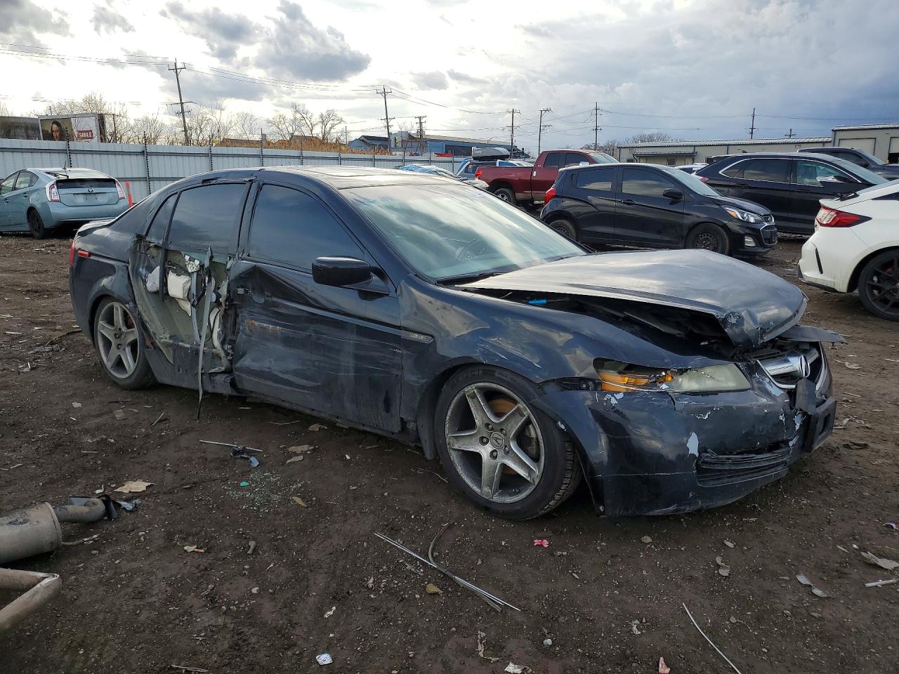 2006 Acura 3.2tl Черный vin: 19UUA66286A017580