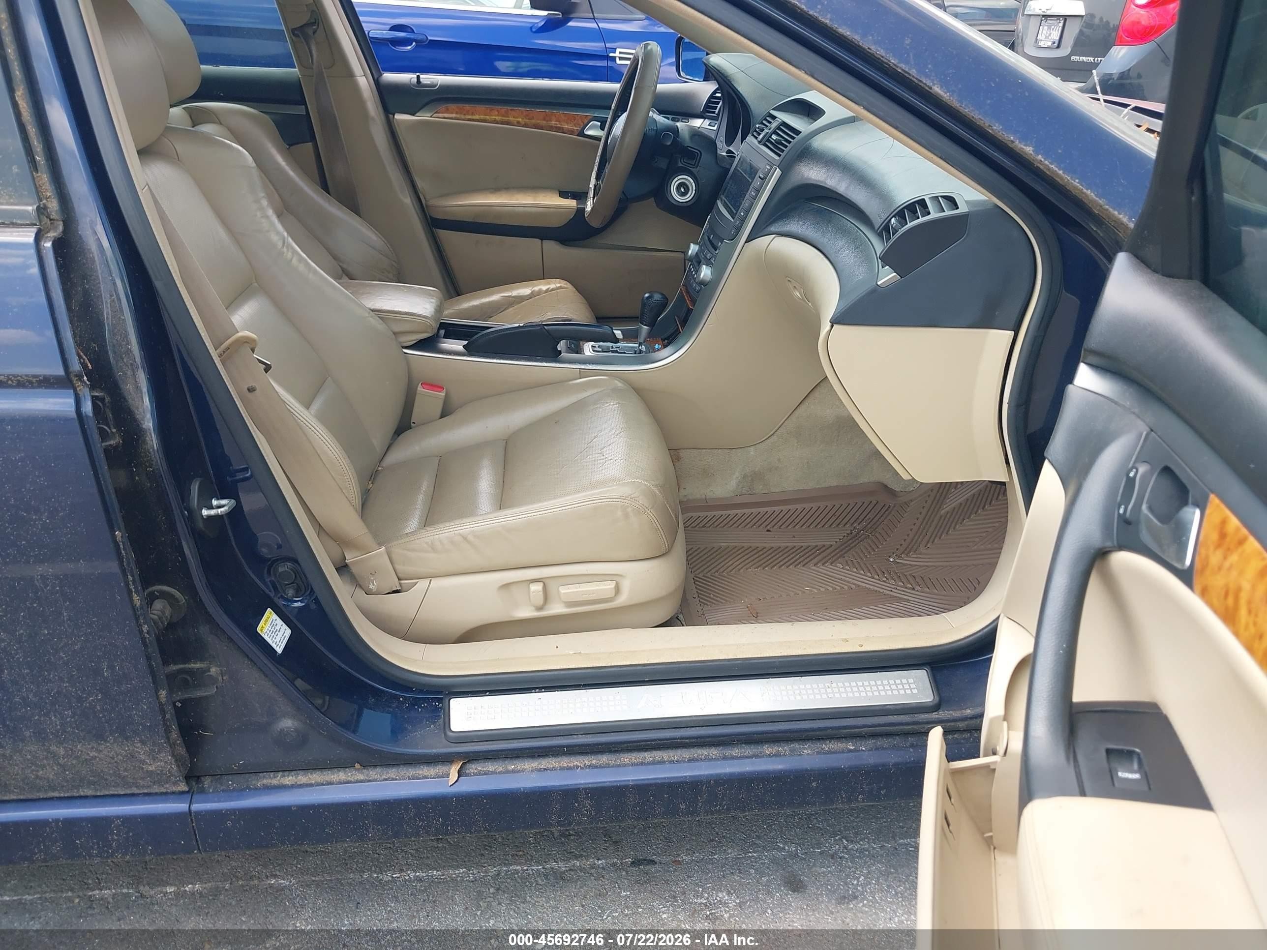 2006 Acura Tl   Blue vin: 19UUA66286A029907