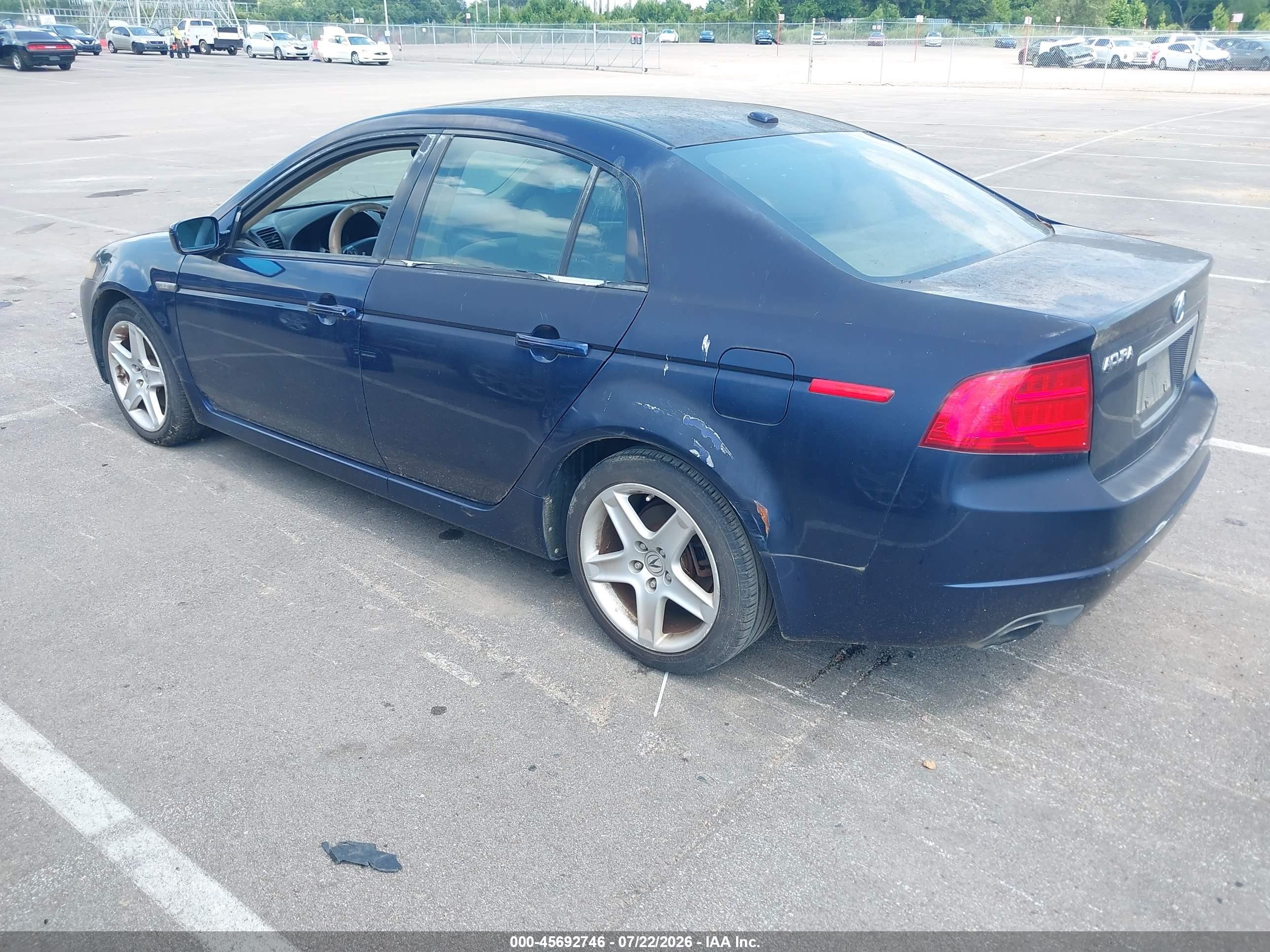 2006 Acura Tl   Blue vin: 19UUA66286A029907