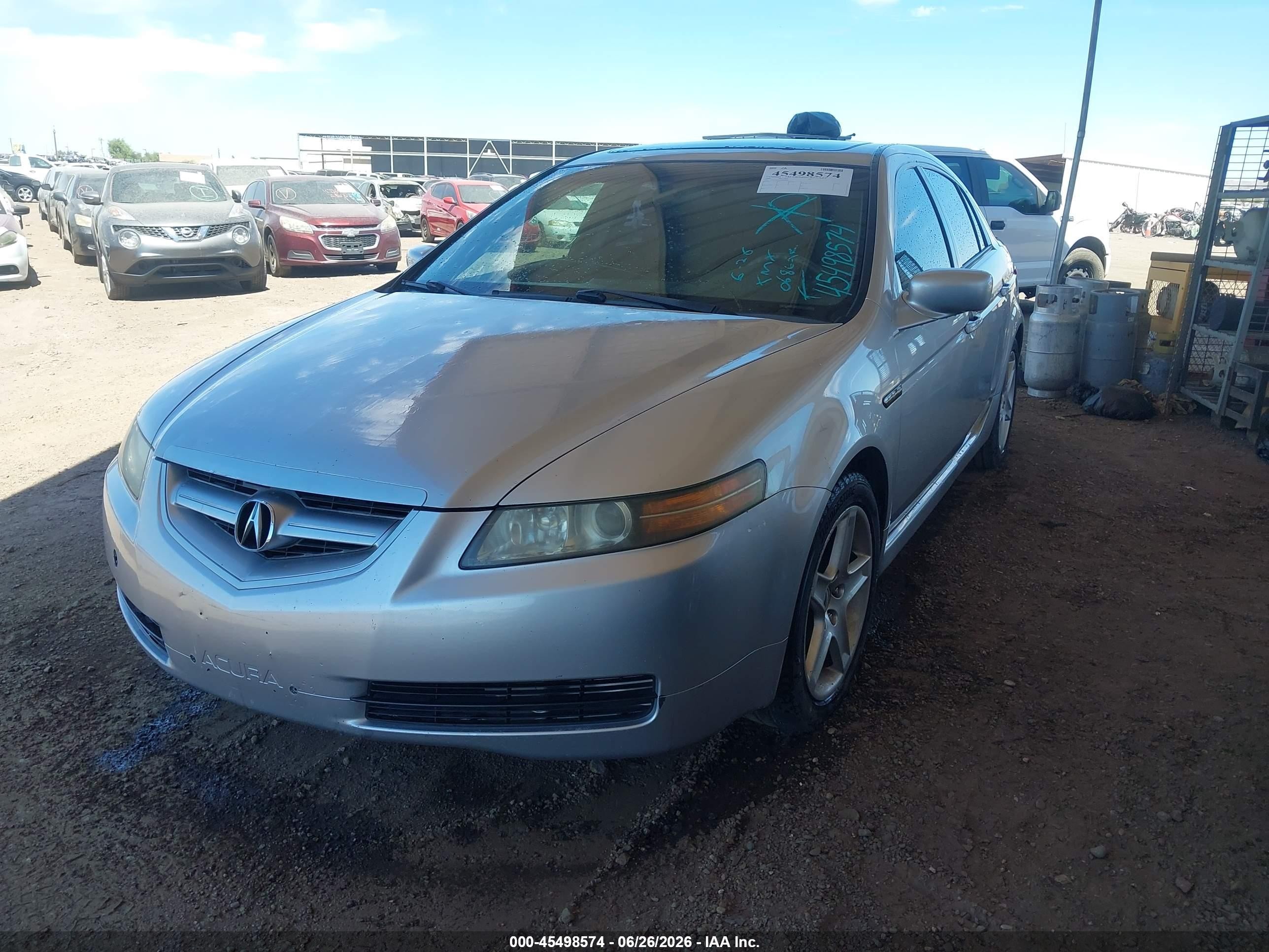 2006 Acura Tl   Серый vin: 19UUA66286A058694