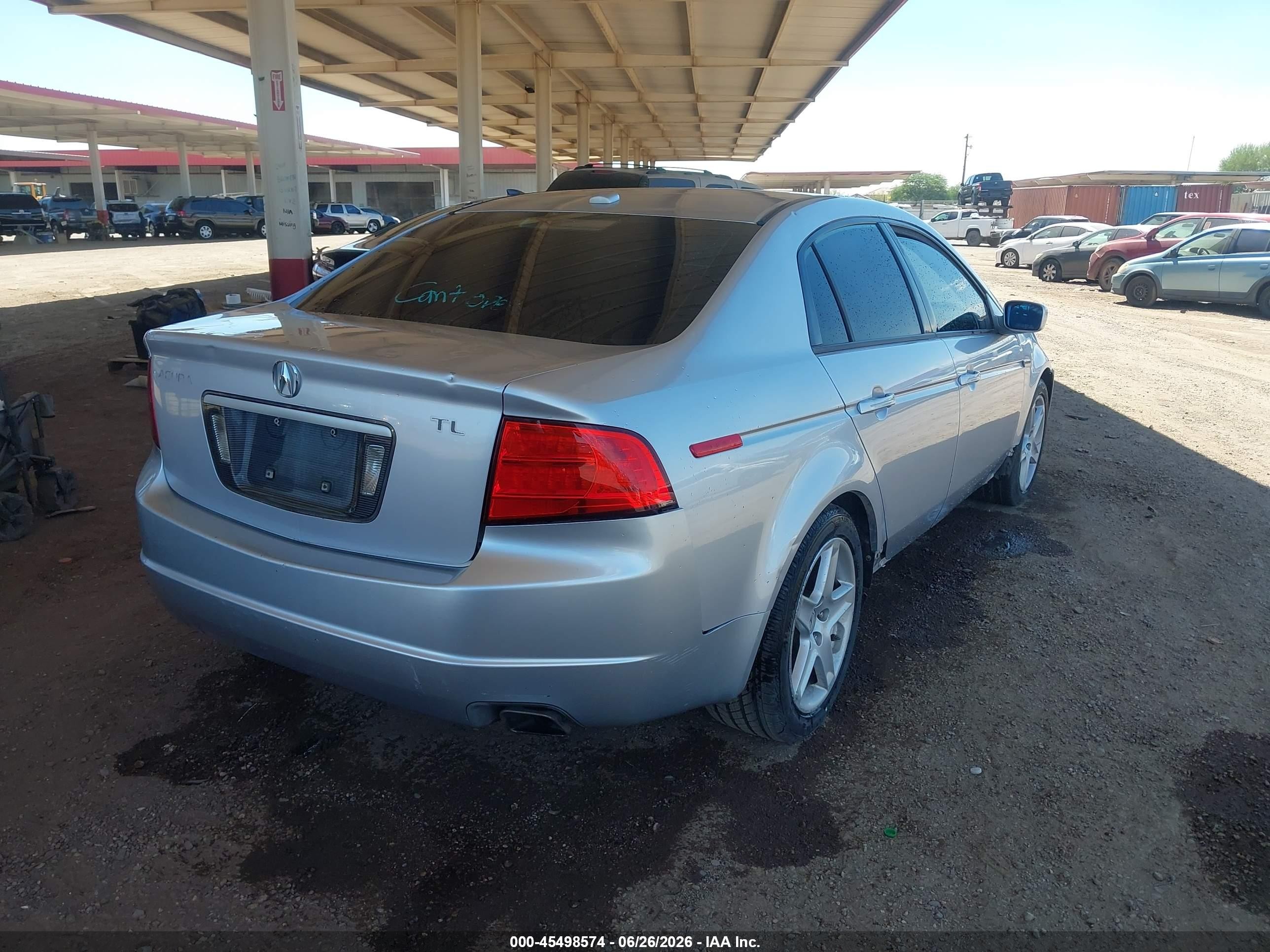 2006 Acura Tl   Серый vin: 19UUA66286A058694
