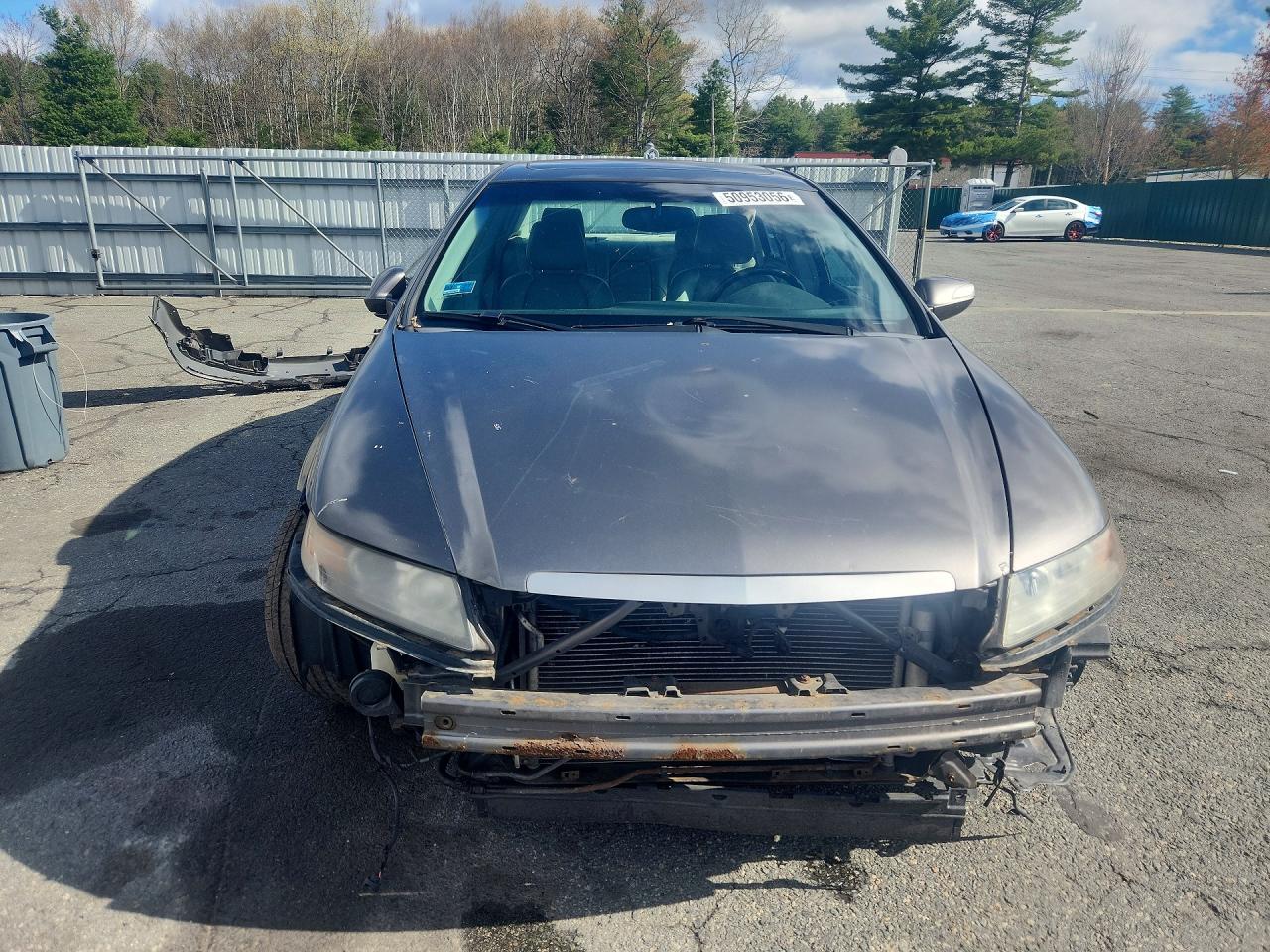 2007 Acura Tl Gray vin: 19UUA66287A006046