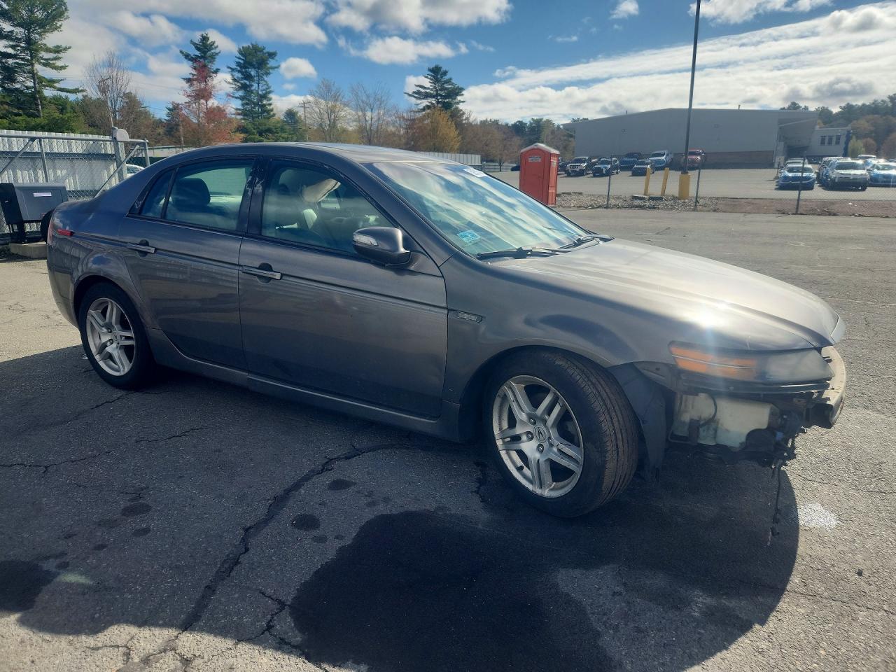 2007 Acura Tl Gray vin: 19UUA66287A006046