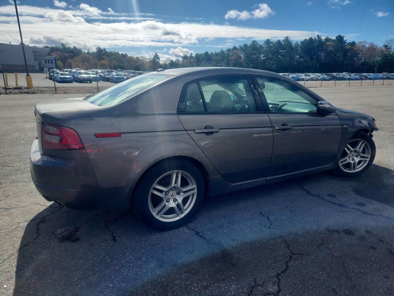 2007 Acura Tl Gray vin: 19UUA66287A006046