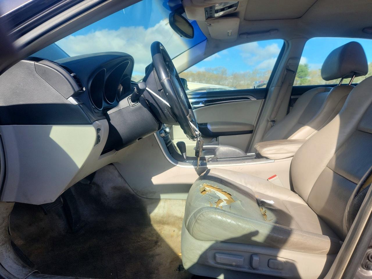 2007 Acura Tl Gray vin: 19UUA66287A006046