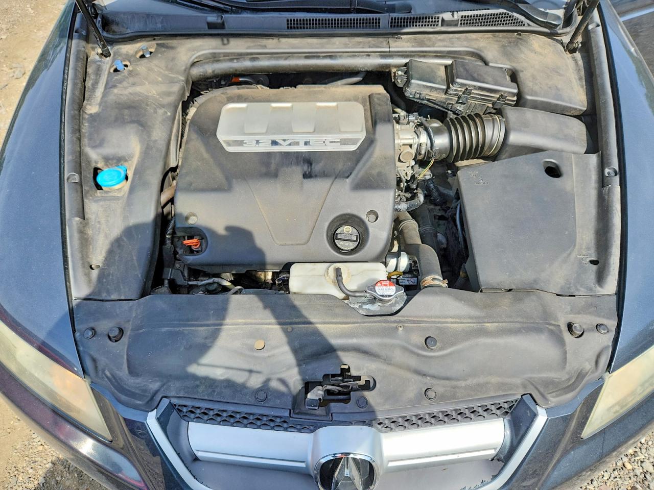2007 Acura Tl Gray vin: 19UUA66287A016527