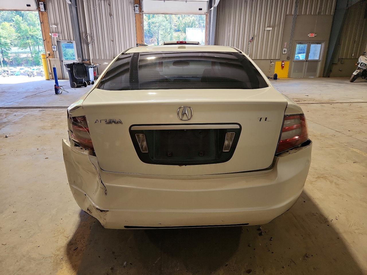 2007 Acura Tl White vin: 19UUA66287A041914