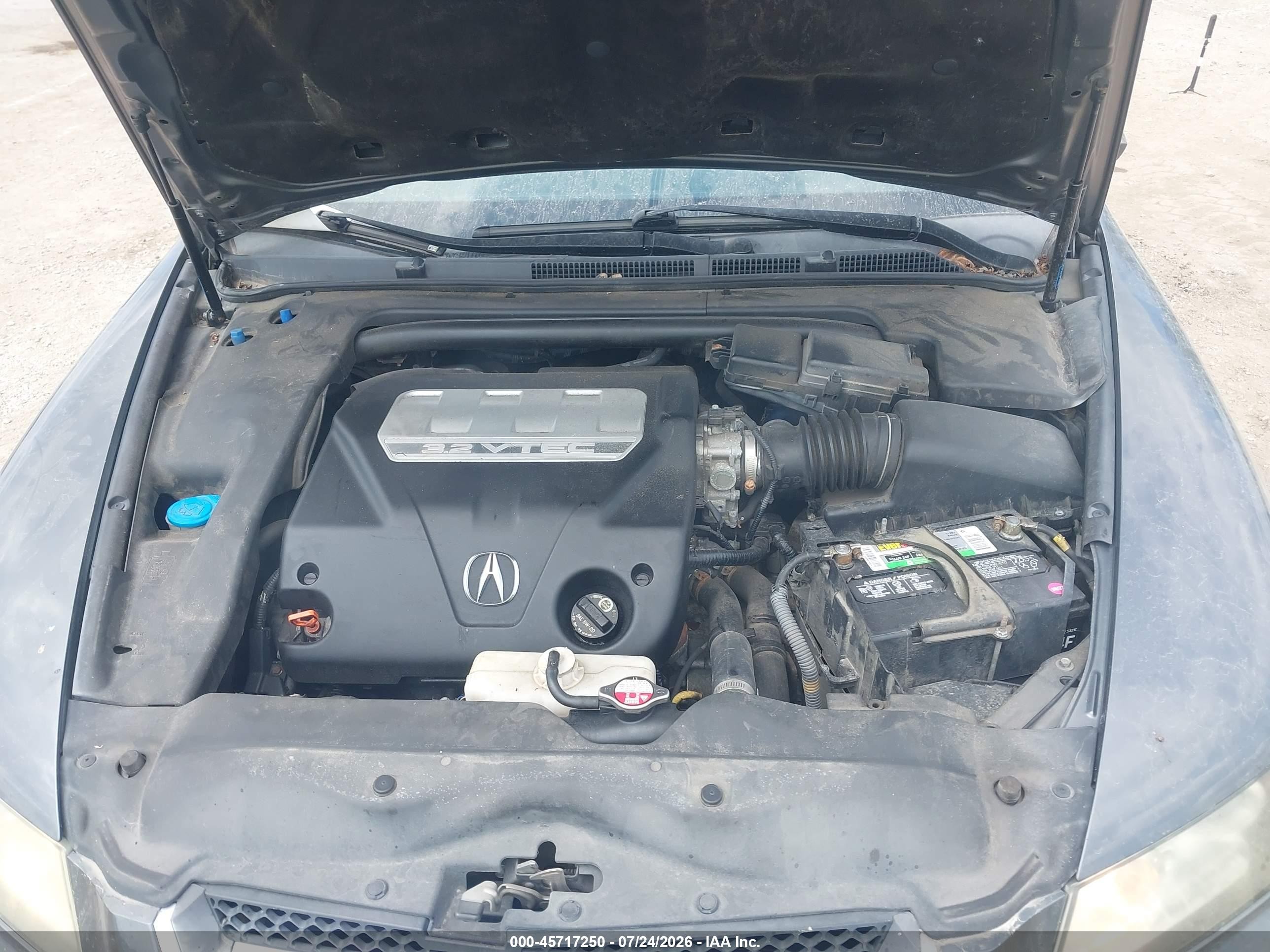 2008 Acura Tl 3.2 Gray vin: 19UUA66288A033460