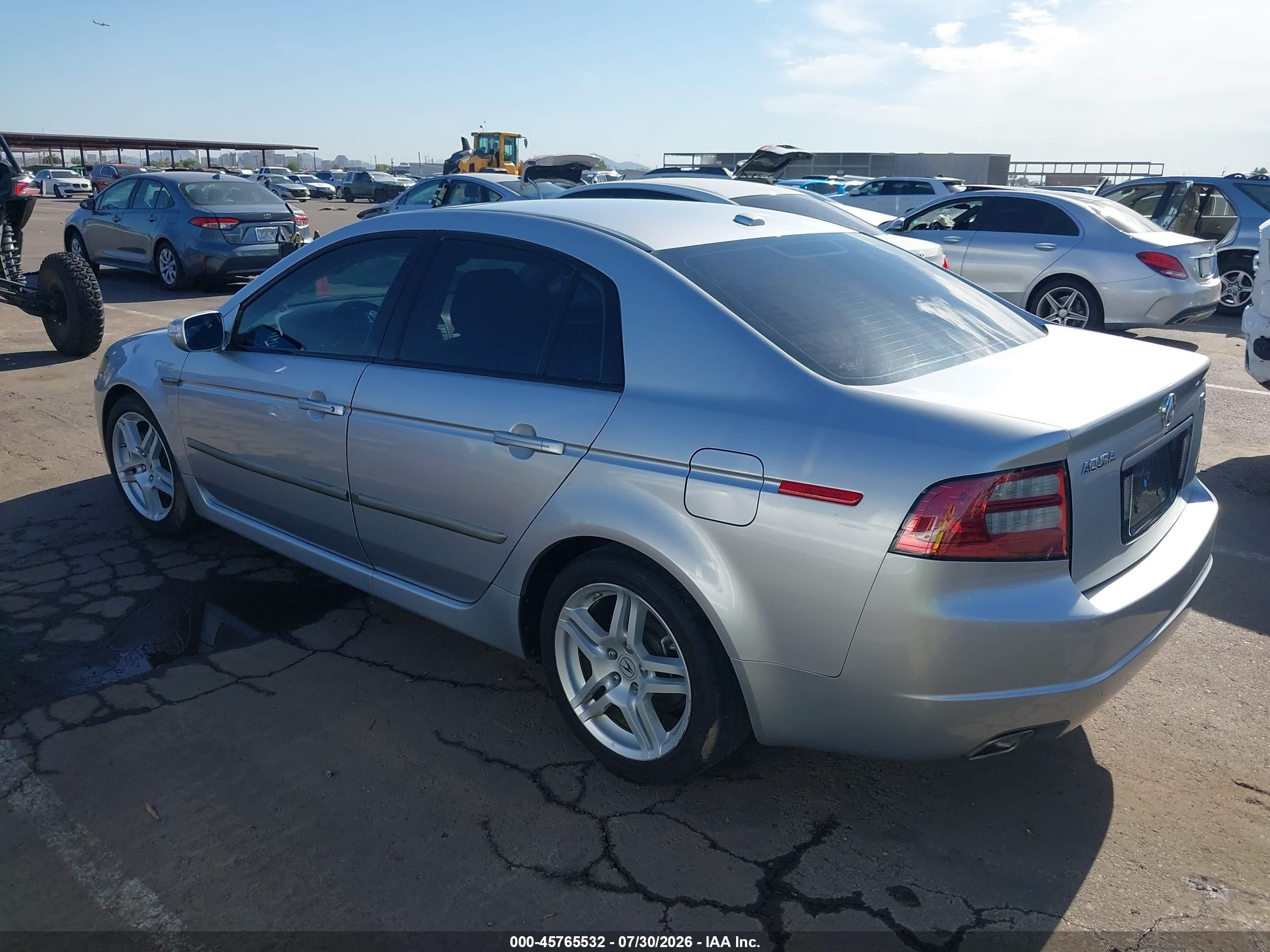 2008 Acura Tl 3.2 Silver vin: 19UUA66288A040442