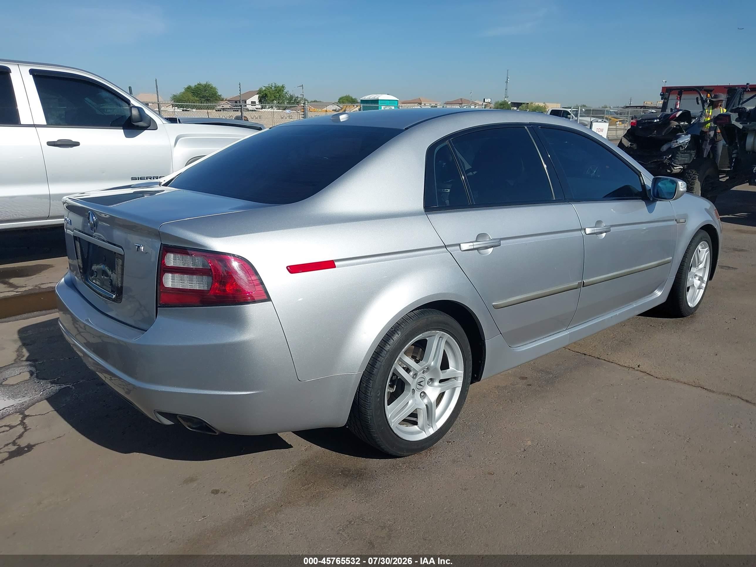 2008 Acura Tl 3.2 Silver vin: 19UUA66288A040442
