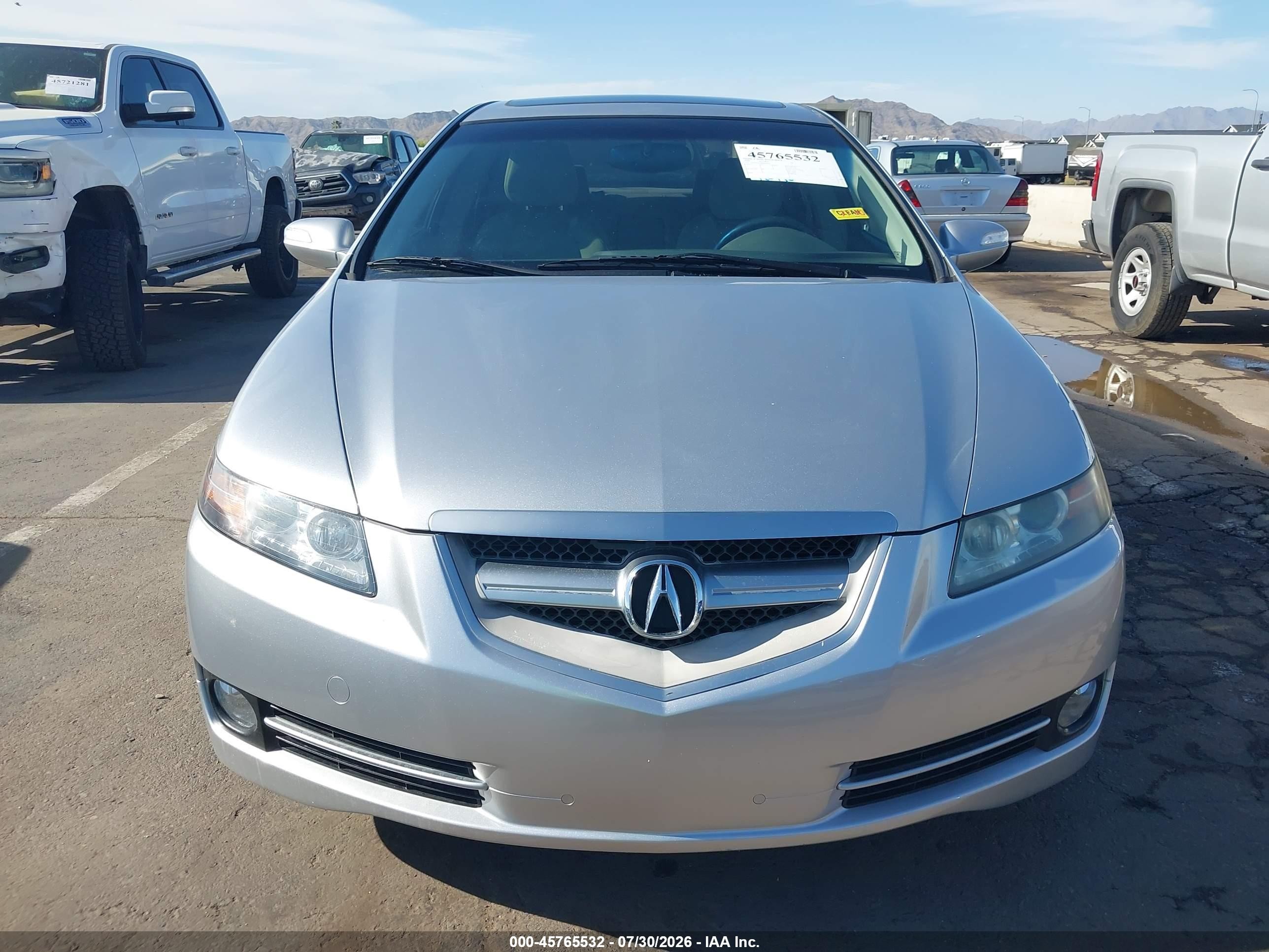 2008 Acura Tl 3.2 Silver vin: 19UUA66288A040442