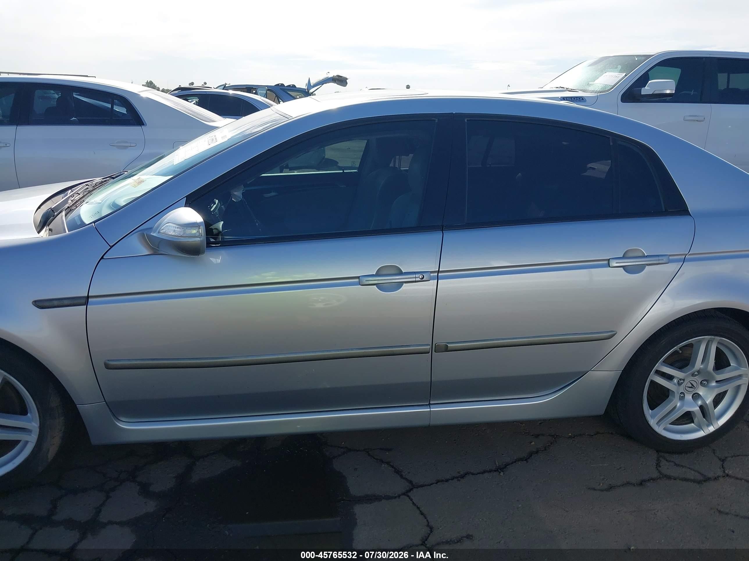 2008 Acura Tl 3.2 Silver vin: 19UUA66288A040442