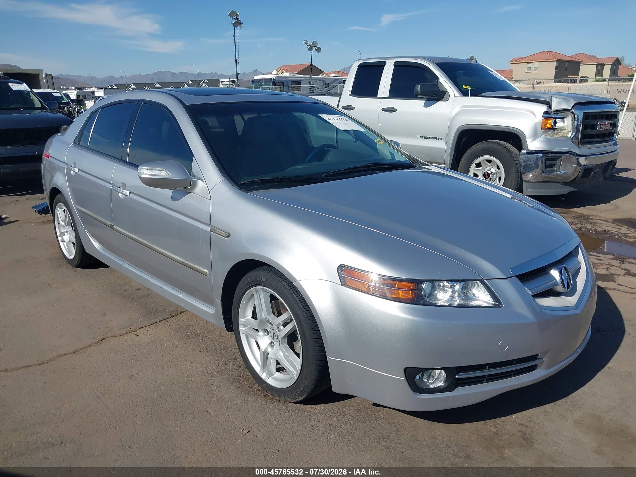 2008 Acura Tl 3.2 Silver vin: 19UUA66288A040442