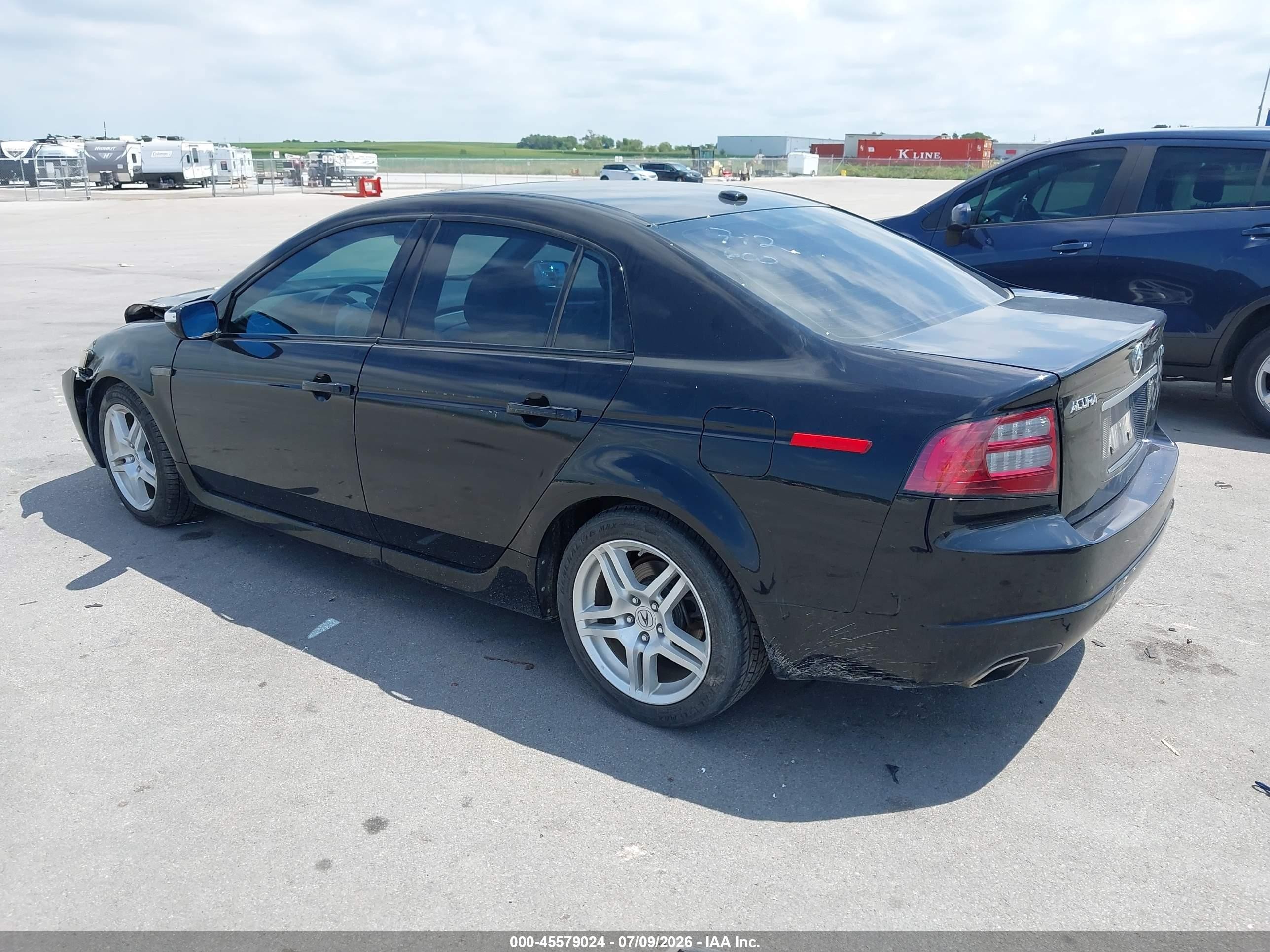 2008 Acura Tl 3.2 Black vin: 19UUA66288A054213