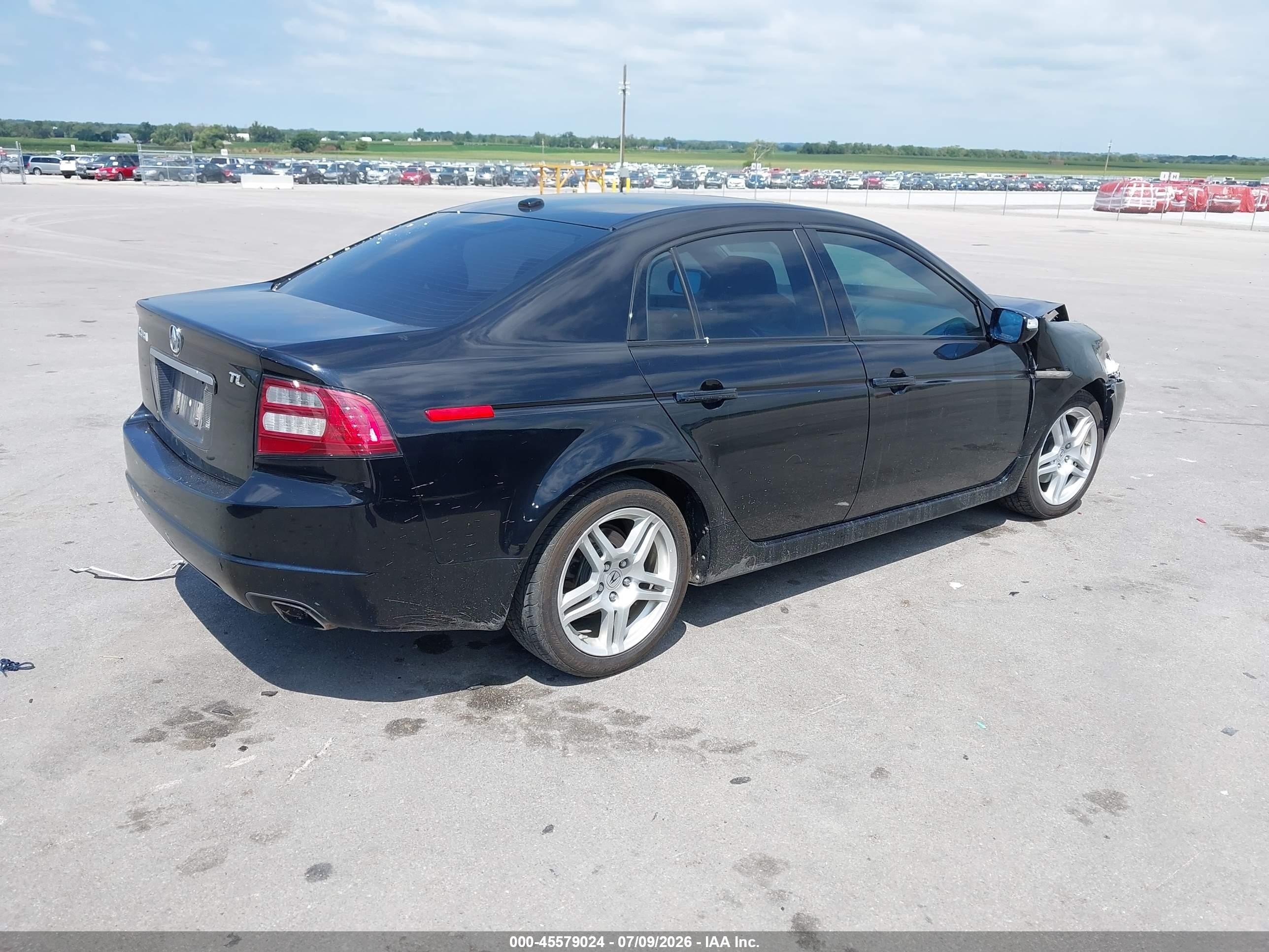 2008 Acura Tl 3.2 Black vin: 19UUA66288A054213