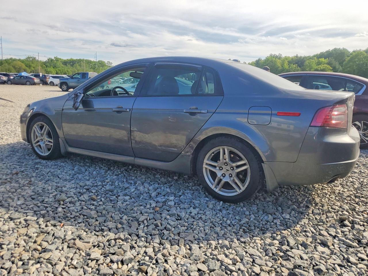 2008 Acura Tl Gray vin: 19UUA66288A055300