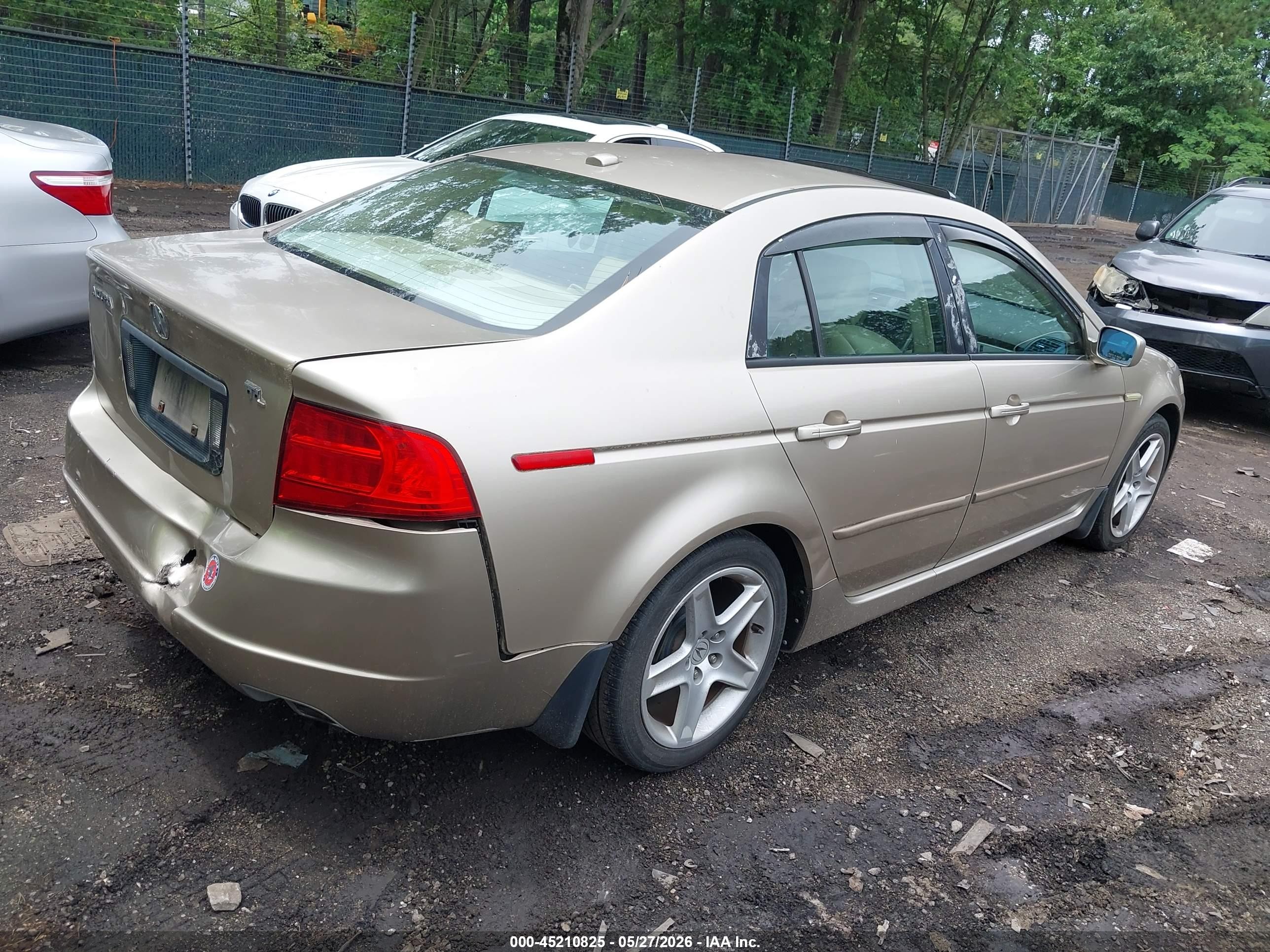 2004 Acura Tl   Gold vin: 19UUA66294A029329
