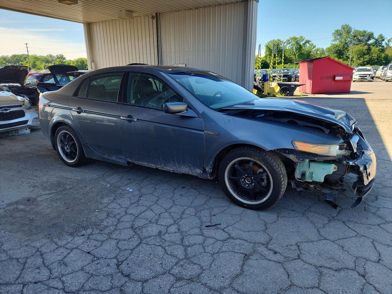 2004 Acura Tl Серый vin: 19UUA66294A041576