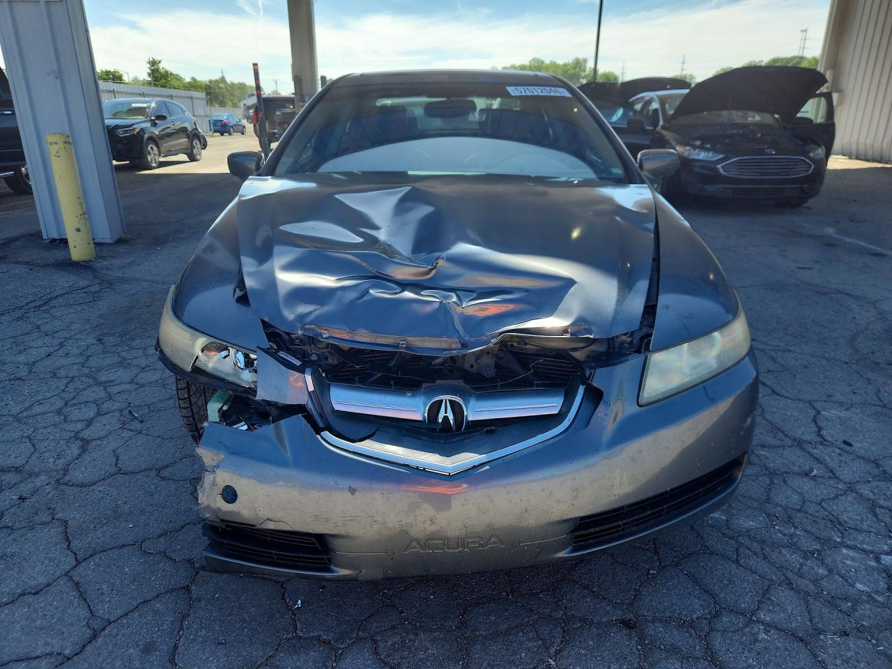2004 Acura Tl Серый vin: 19UUA66294A041576