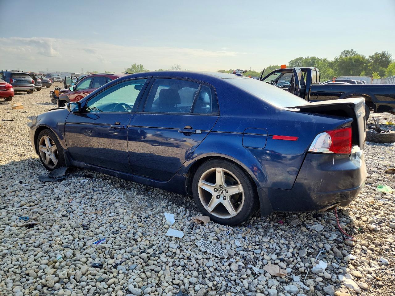 2004 Acura Tl Синий vin: 19UUA66294A050326