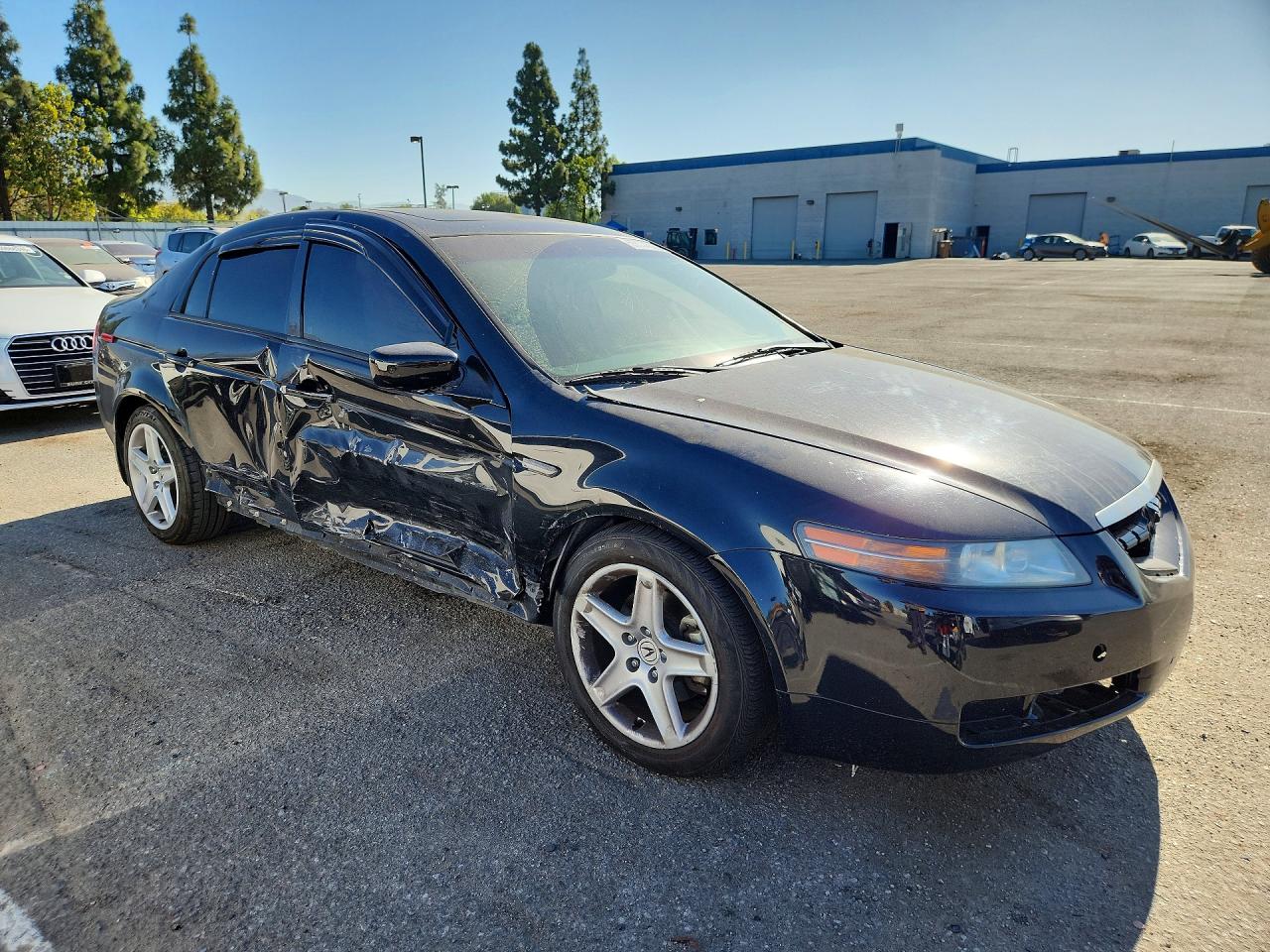 2005 Acura Tl Black vin: 19UUA66295A014489