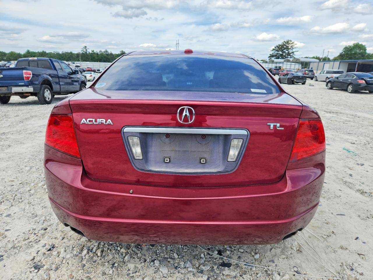 2005 Acura Tl Red vin: 19UUA66295A022771