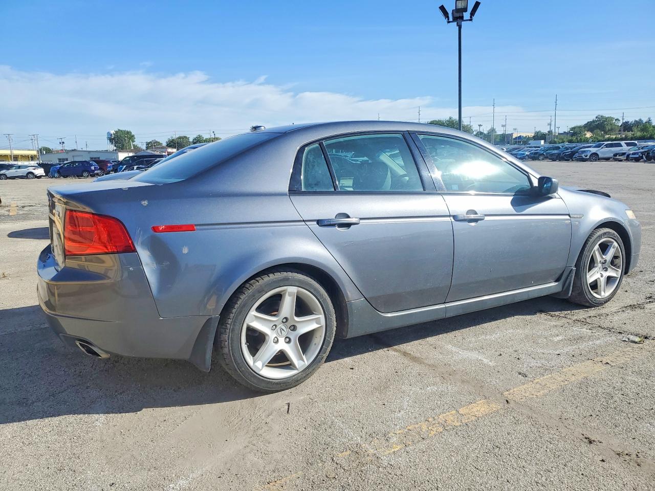 2005 Acura Tl Серый vin: 19UUA66295A034208