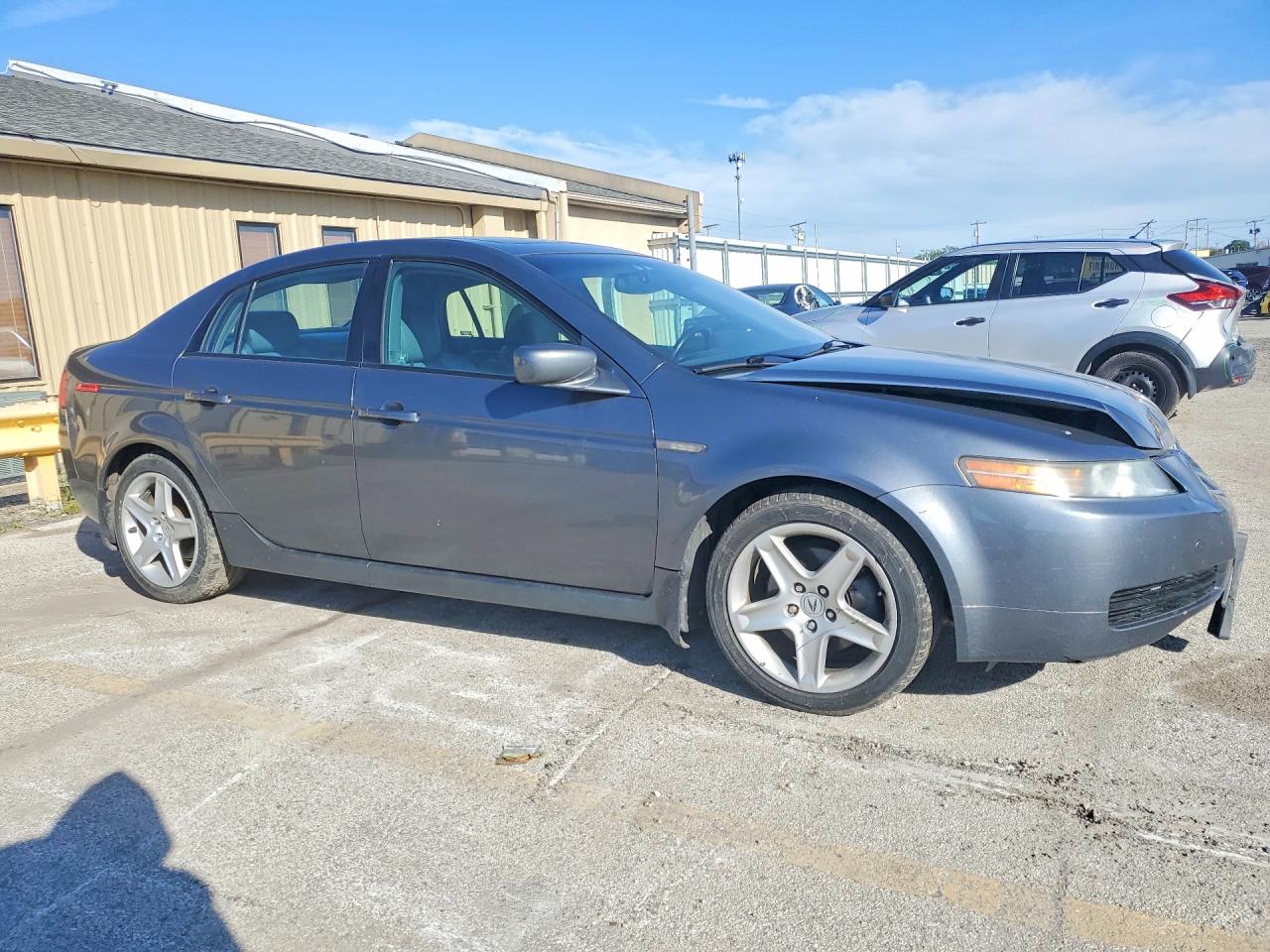 2005 Acura Tl Серый vin: 19UUA66295A034208