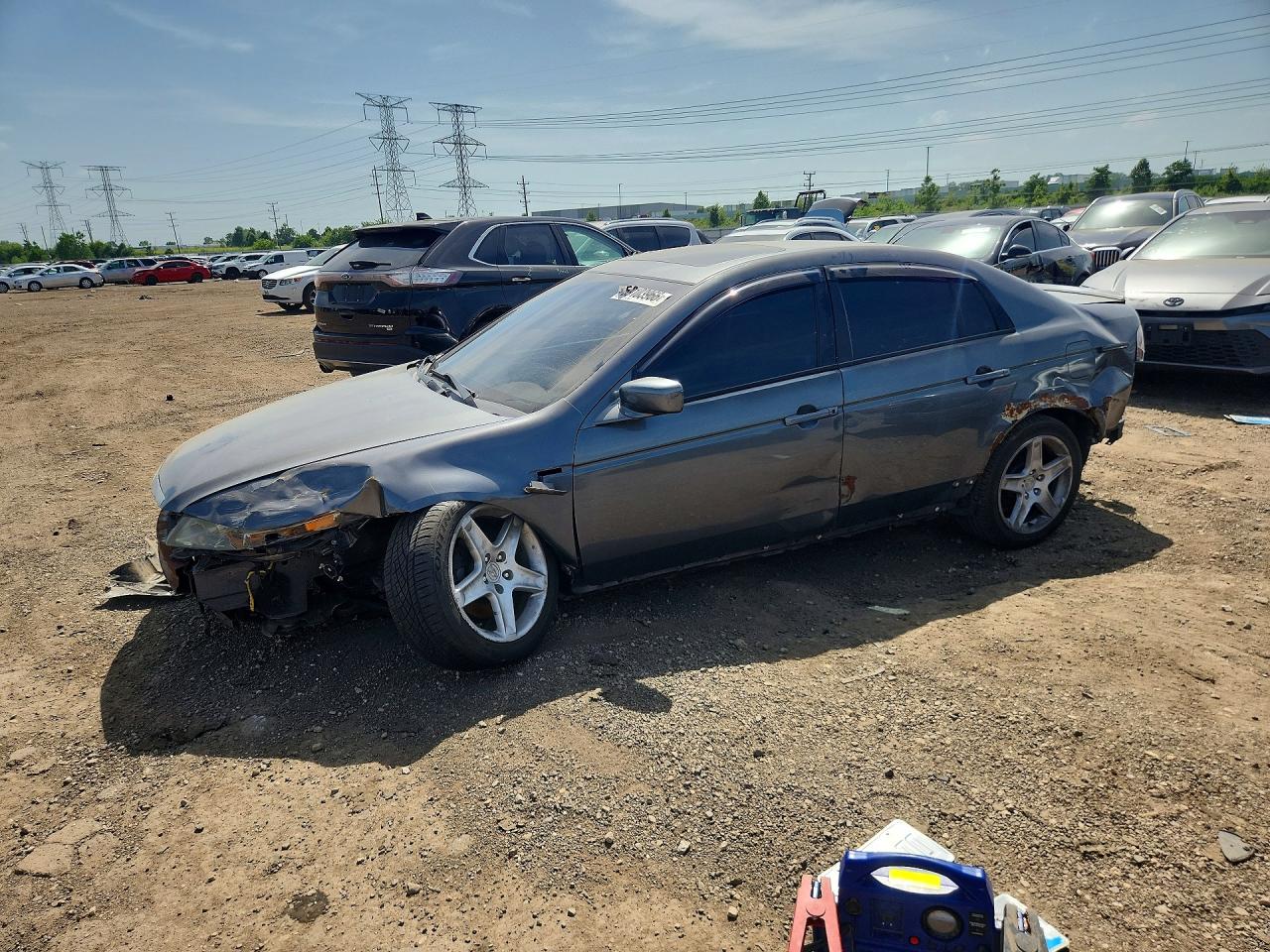 2006 Acura 3.2tl Gray vin: 19UUA66296A043136