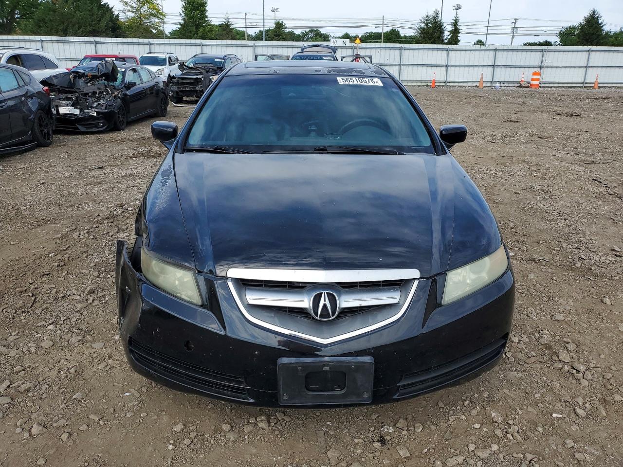 2006 Acura 3.2tl Black vin: 19UUA66296A046554