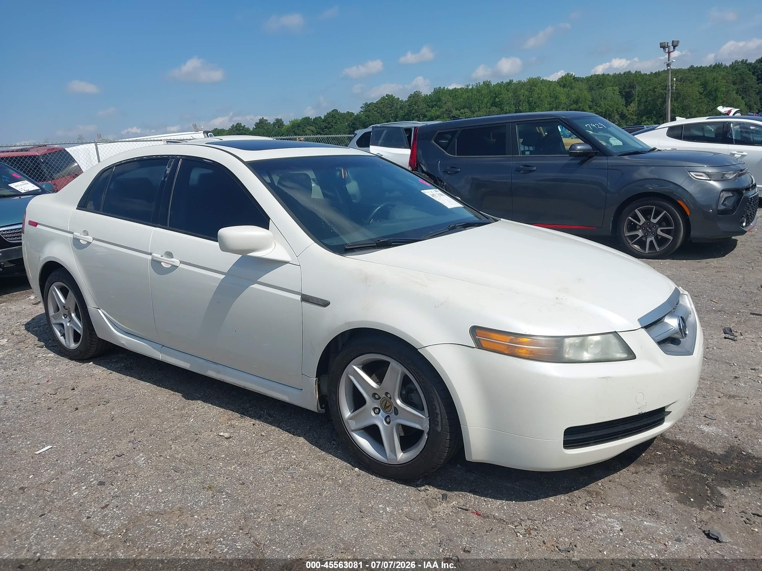 2006 Acura Tl   Белый vin: 19UUA66296A057246