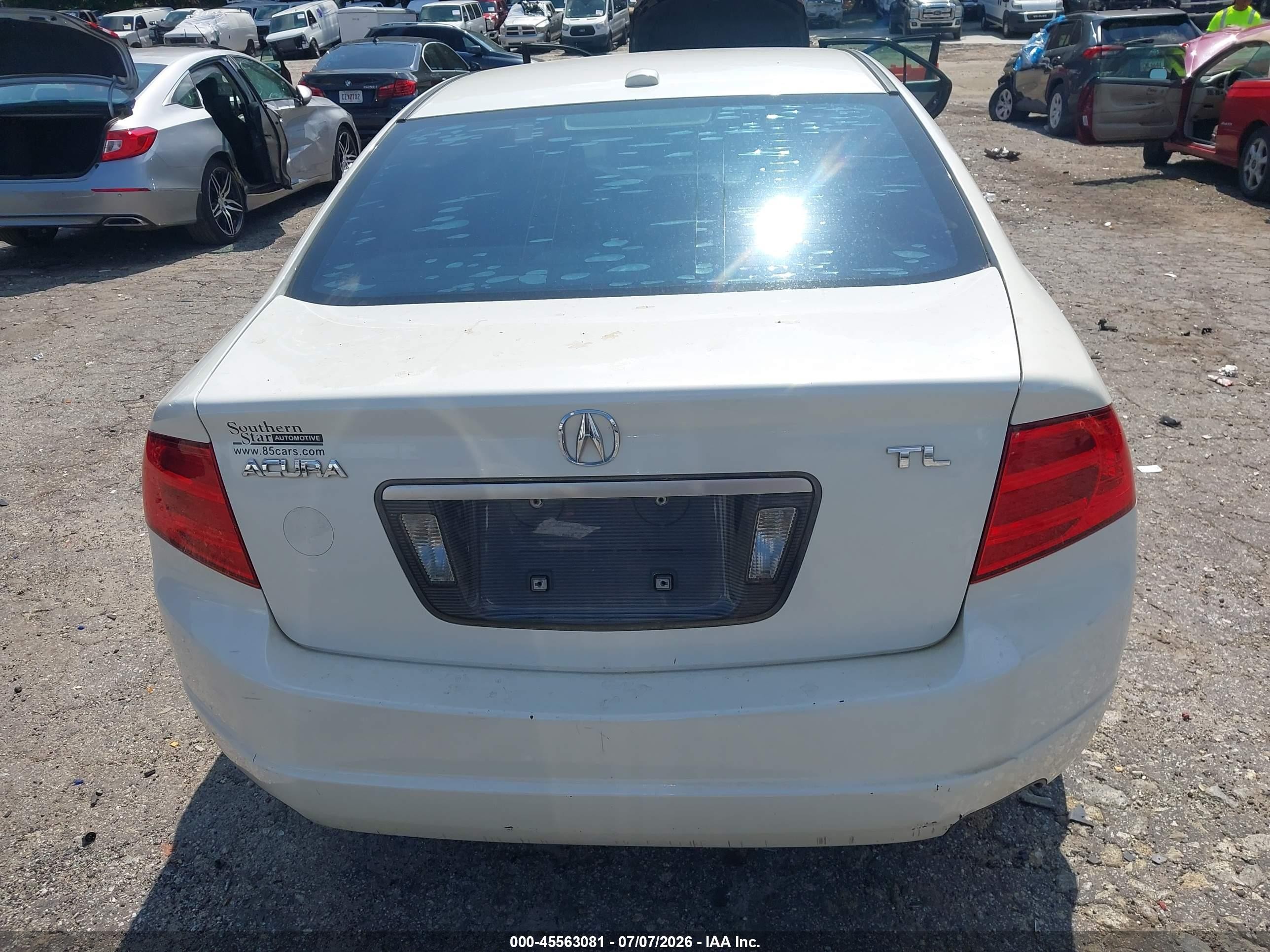 2006 Acura Tl   Белый vin: 19UUA66296A057246