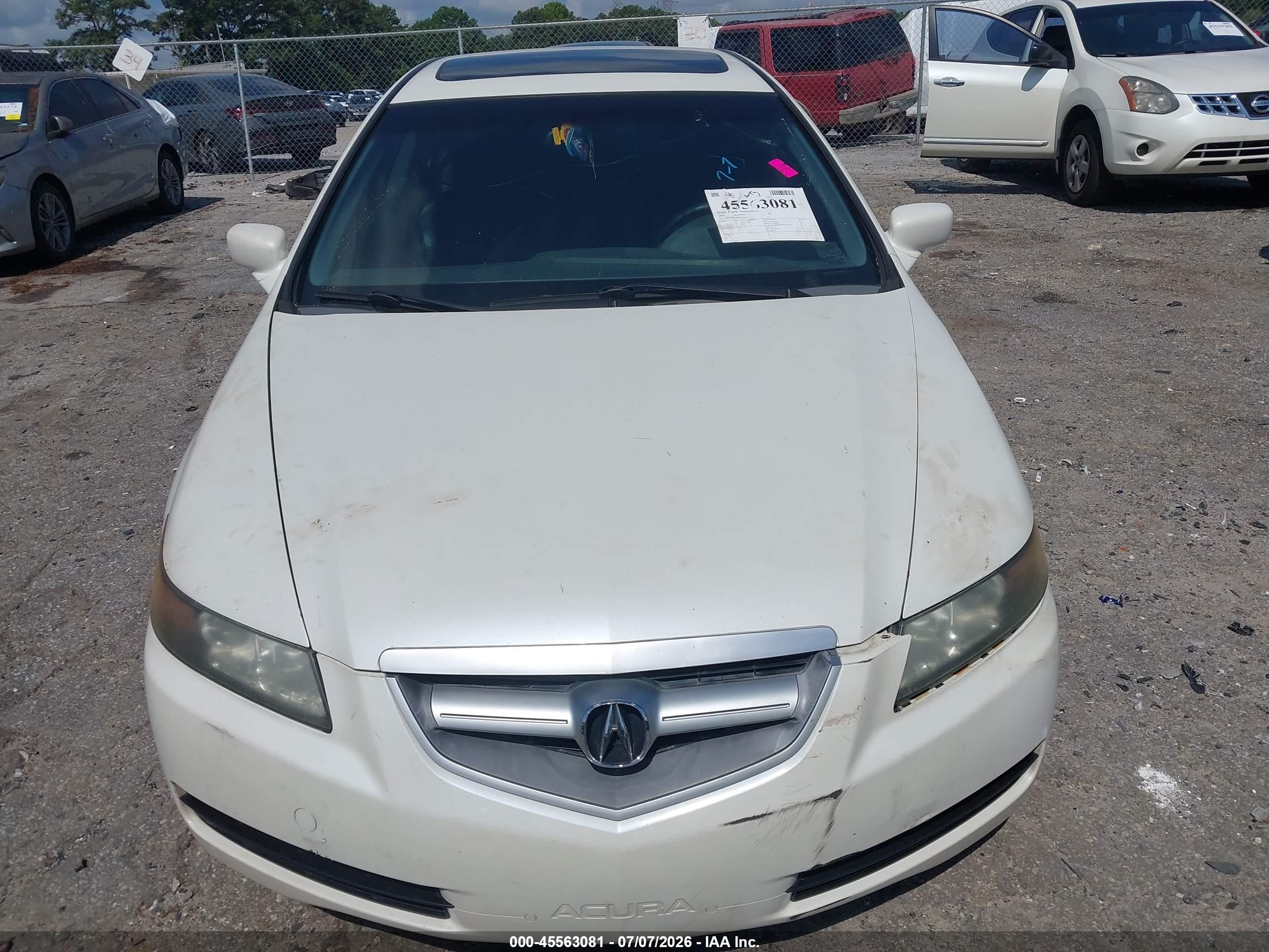 2006 Acura Tl   Белый vin: 19UUA66296A057246